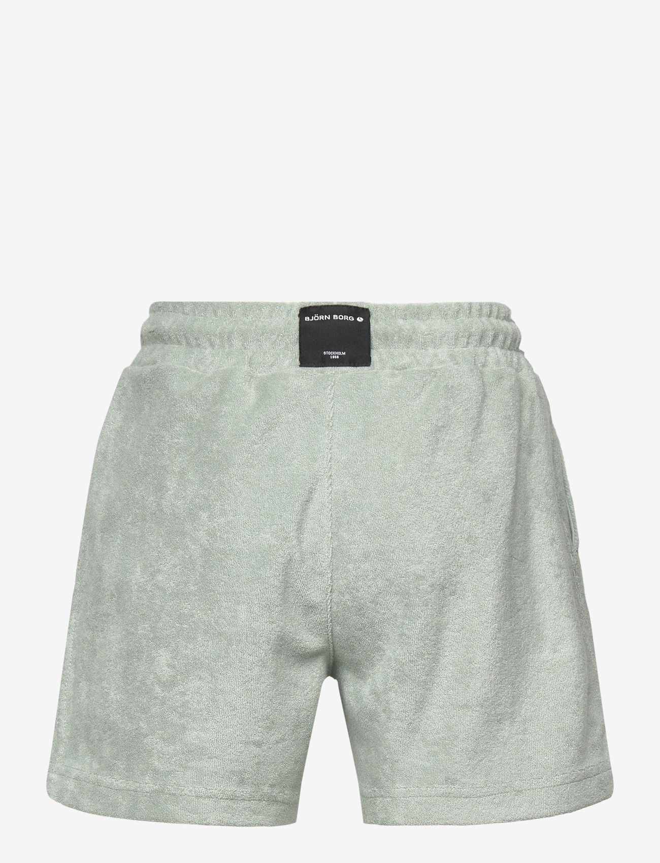 Björn Borg - BORG TOWELING POOL SHORTS - sweatshorts - slate gray - 1