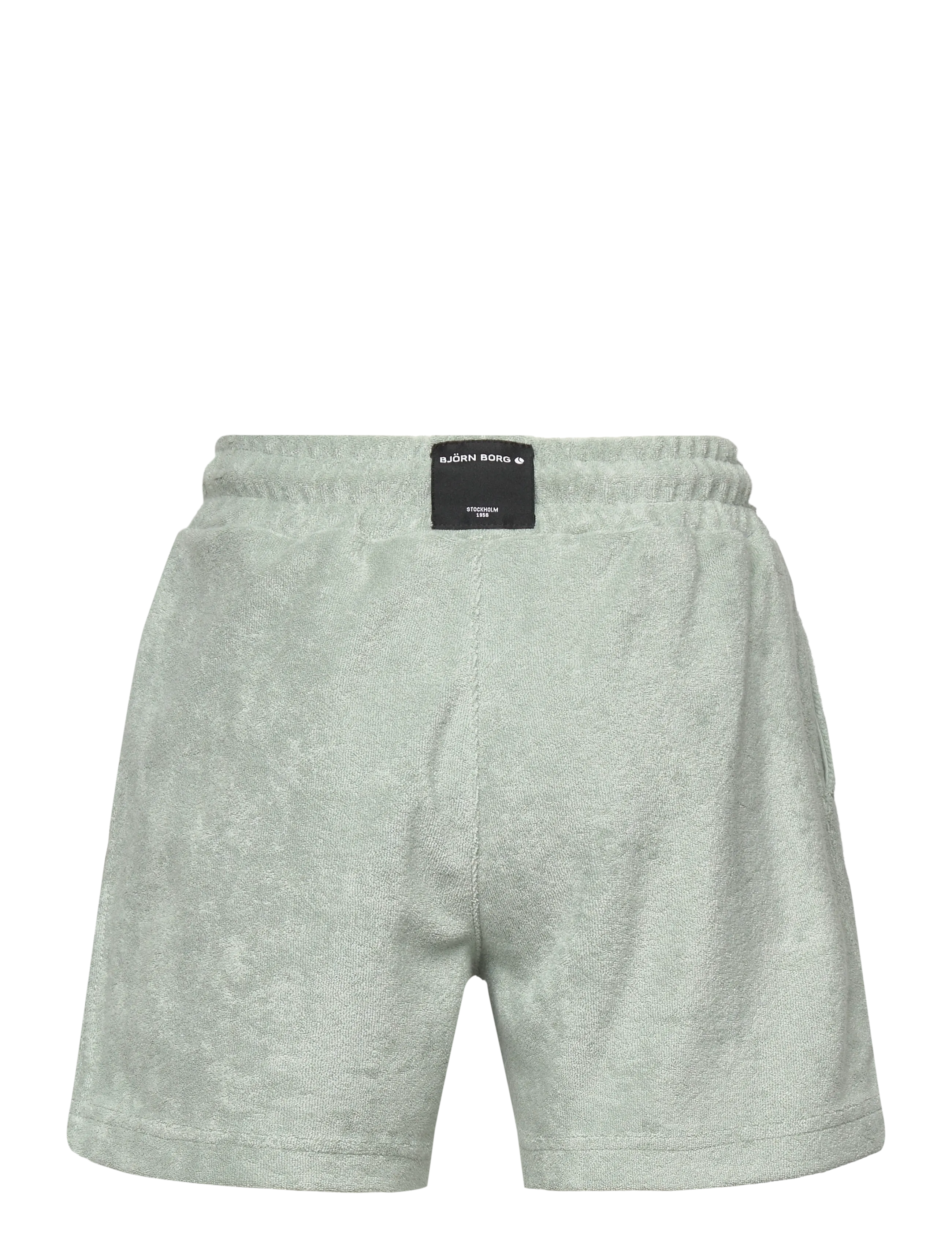 Björn Borg - BORG TOWELING POOL SHORTS - sweatshorts - slate gray - 1
