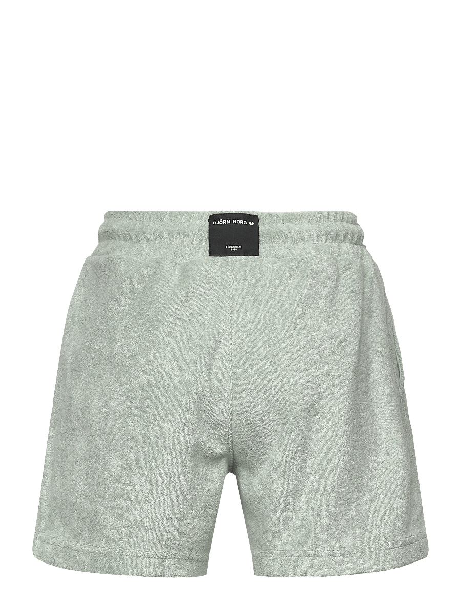 Björn Borg - BORG TOWELING POOL SHORTS - sweatshorts - slate gray - 1