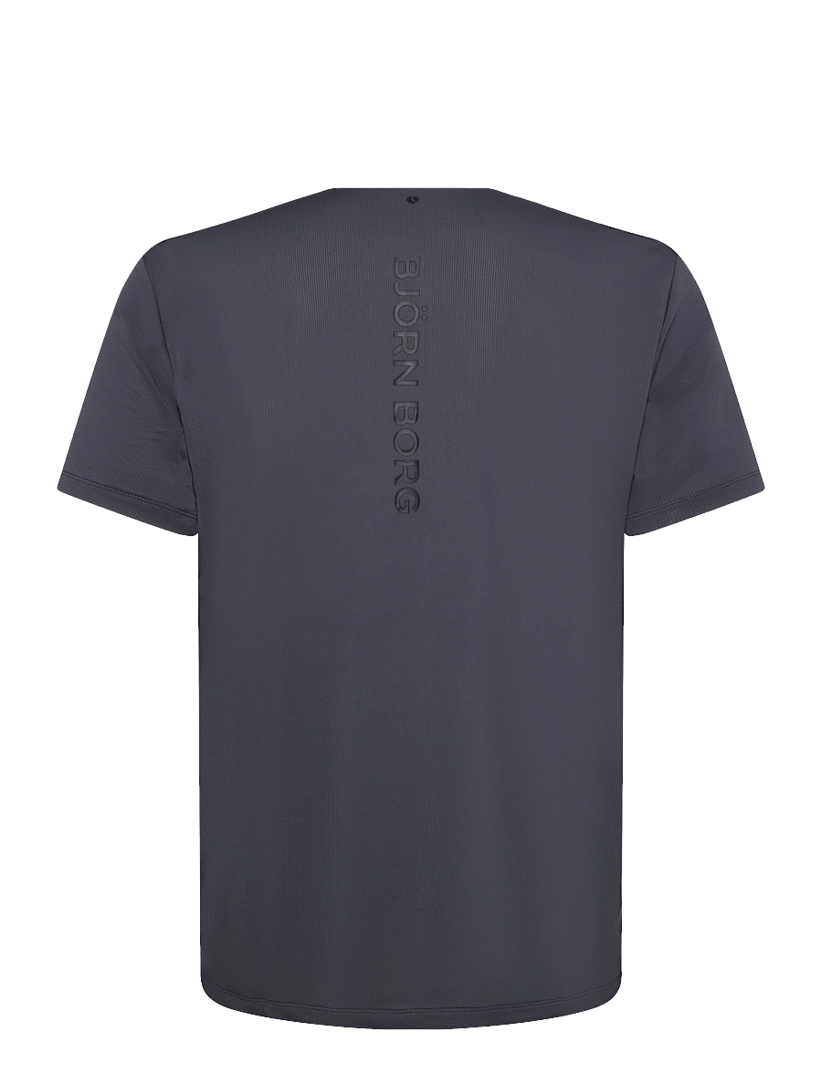 Björn Borg - BORG FEATHER T-SHIRT - oberteile & t-shirts - asphalt - 1