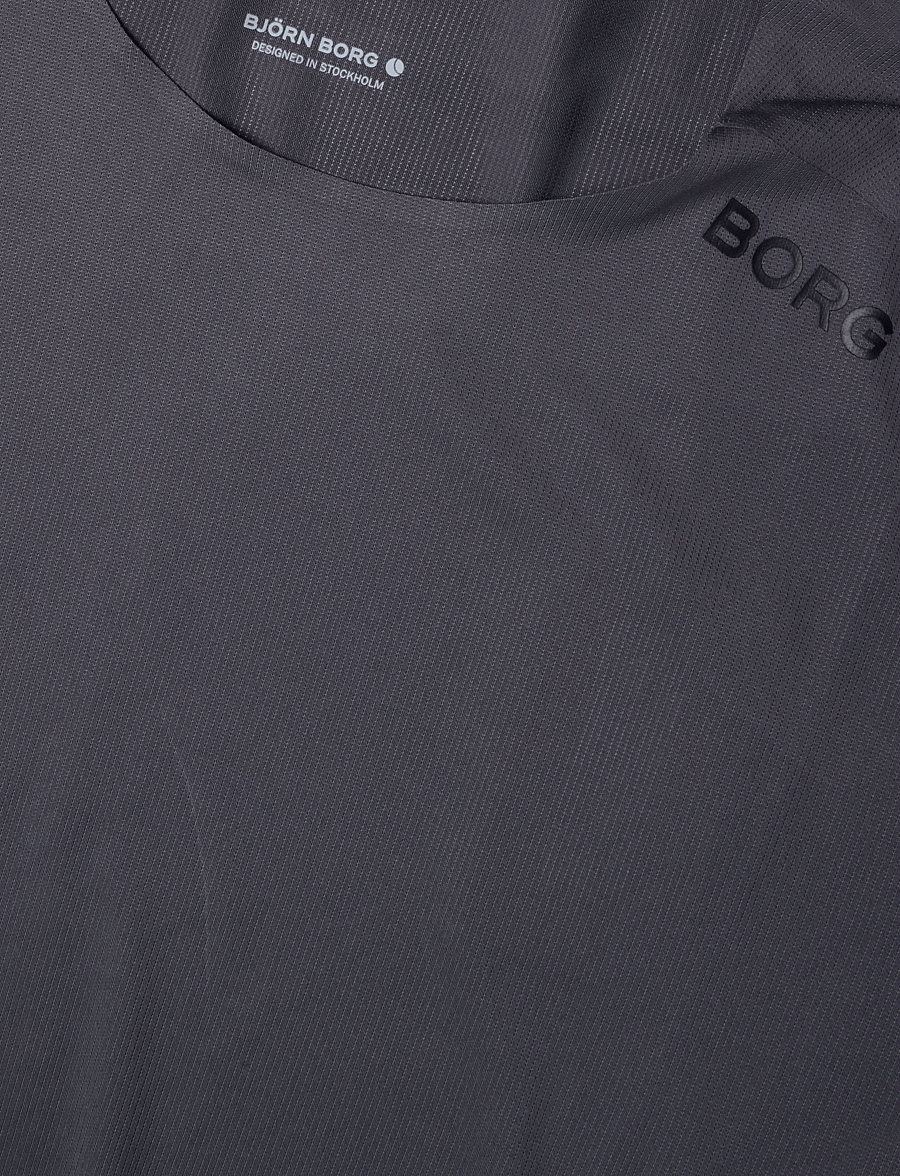 Björn Borg - BORG FEATHER T-SHIRT - oberteile & t-shirts - asphalt - 2
