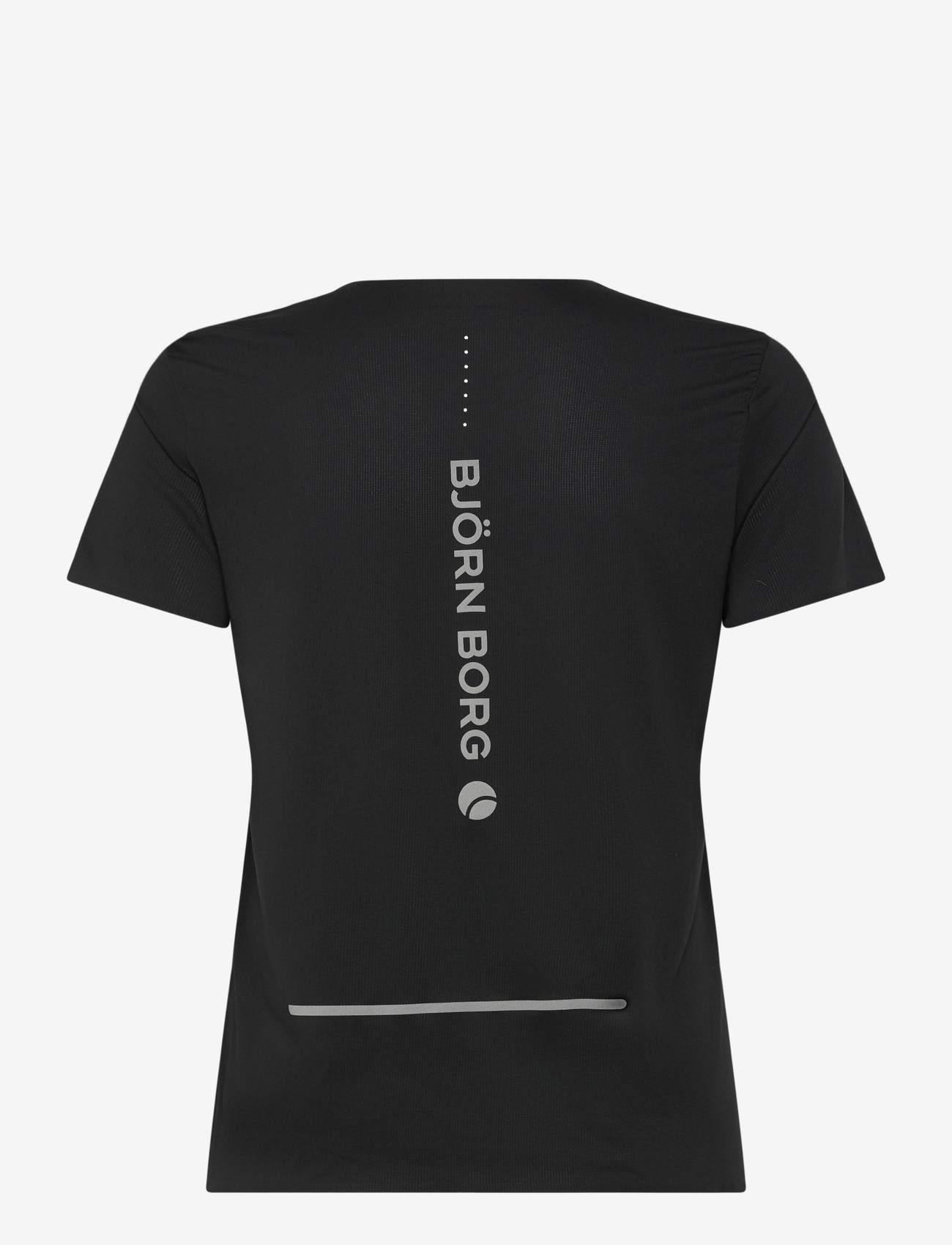 Björn Borg - BORG PERFORMANCE FEATHER T-SHIRT - alussärgid ja t-särgid - black beauty - 1