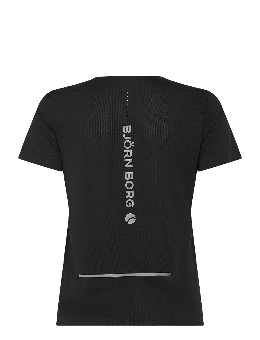 Björn Borg - BORG PERFORMANCE FEATHER T-SHIRT - t-shirts - black beauty - 1