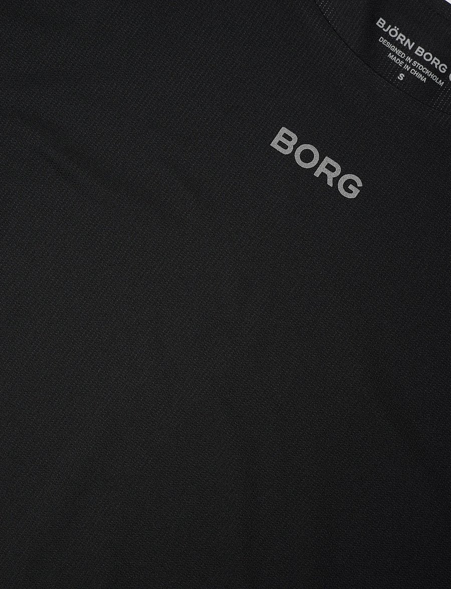 Björn Borg - BORG PERFORMANCE FEATHER T-SHIRT - t-shirts - black beauty - 2