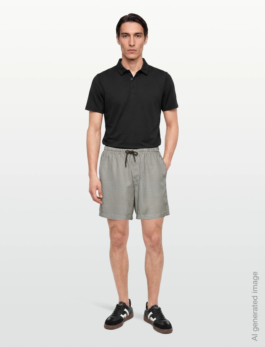 Björn Borg - BORG LYOCELL RESORT SHORTS - vabaaja lühikesed püksid - bb houndstooth 3 - 0