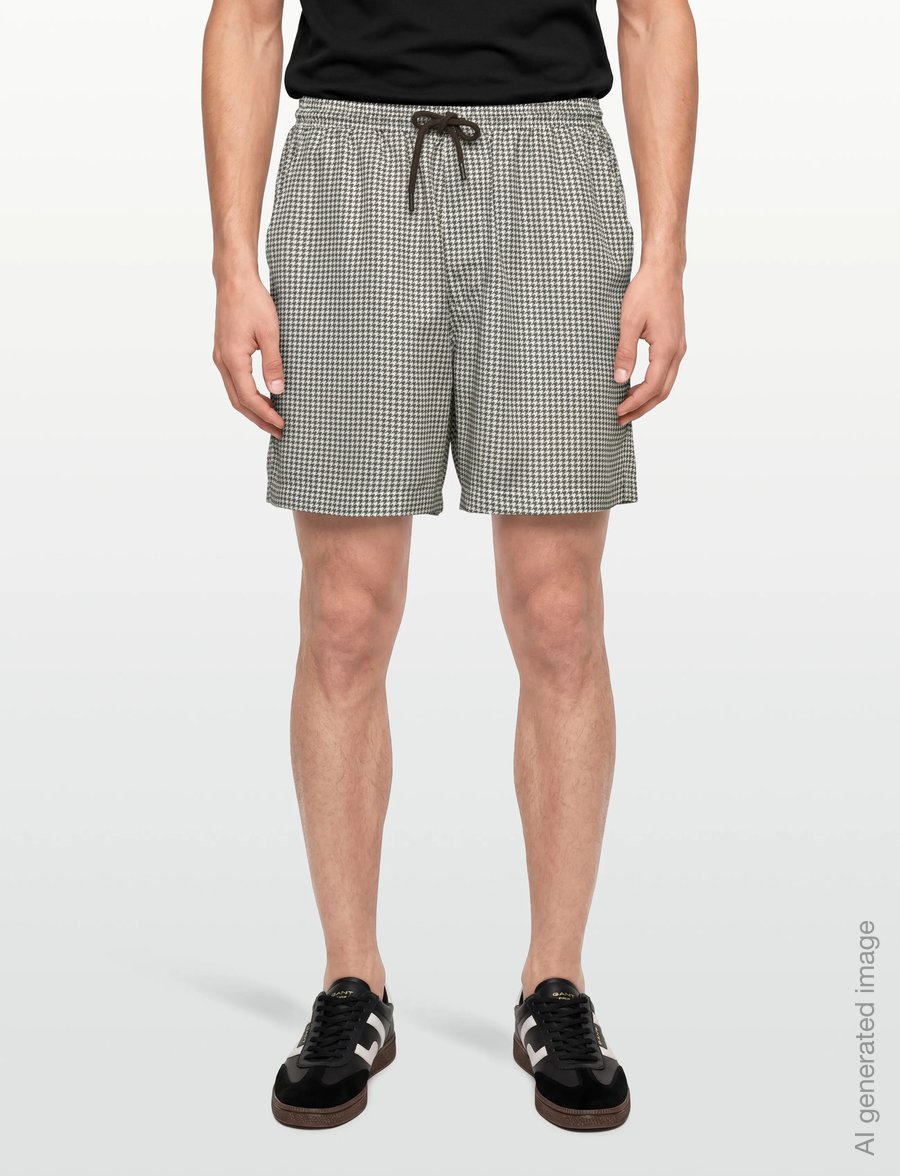 Björn Borg - BORG LYOCELL RESORT SHORTS - vabaaja lühikesed püksid - bb houndstooth 3 - 3