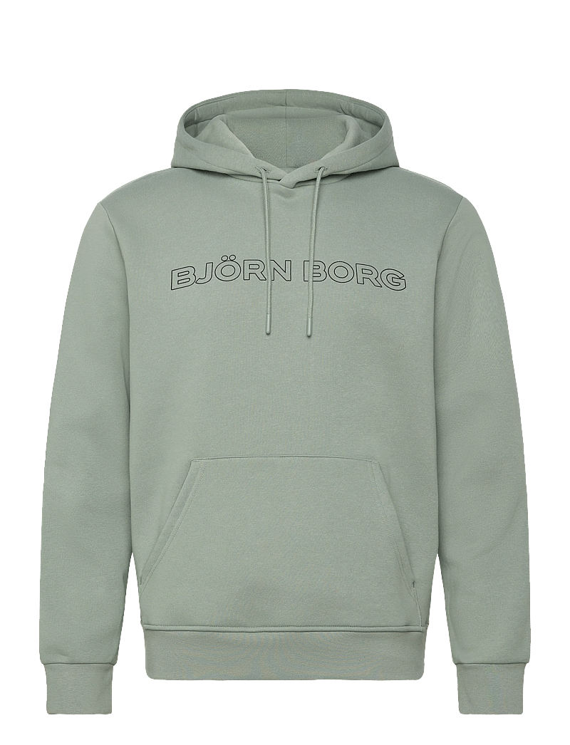 Björn Borg - BORG ESSENTIAL 3 HOODIE - oberteile - slate gray - 0