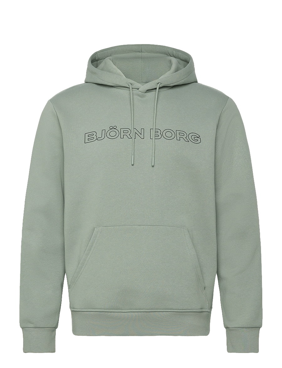 Björn Borg - BORG ESSENTIAL 3 HOODIE - oberteile - slate gray - 0