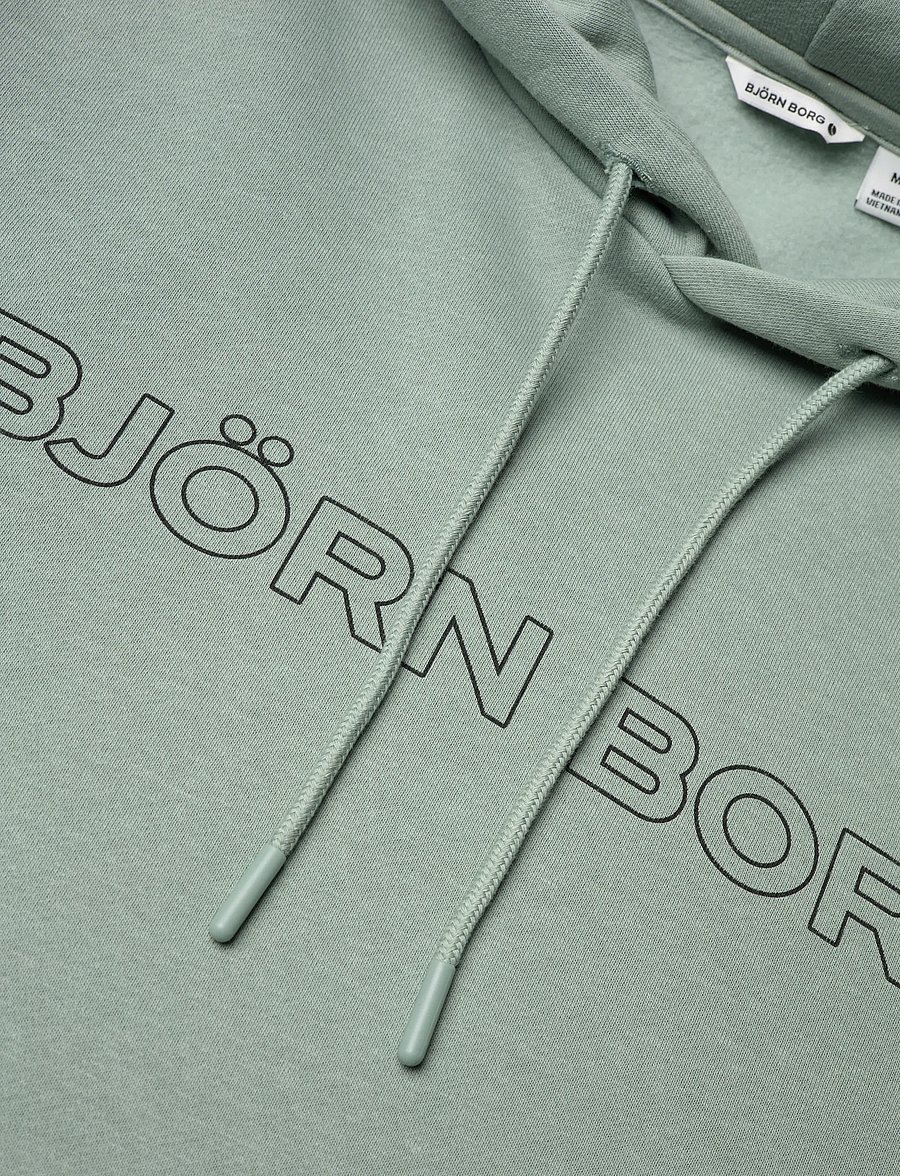 Björn Borg - BORG ESSENTIAL 3 HOODIE - oberteile - slate gray - 2