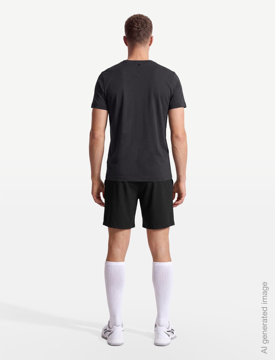Björn Borg - BORG ESSENTIAL 4 T-SHIRT - alussärgid ja t-särgid - asphalt - 4