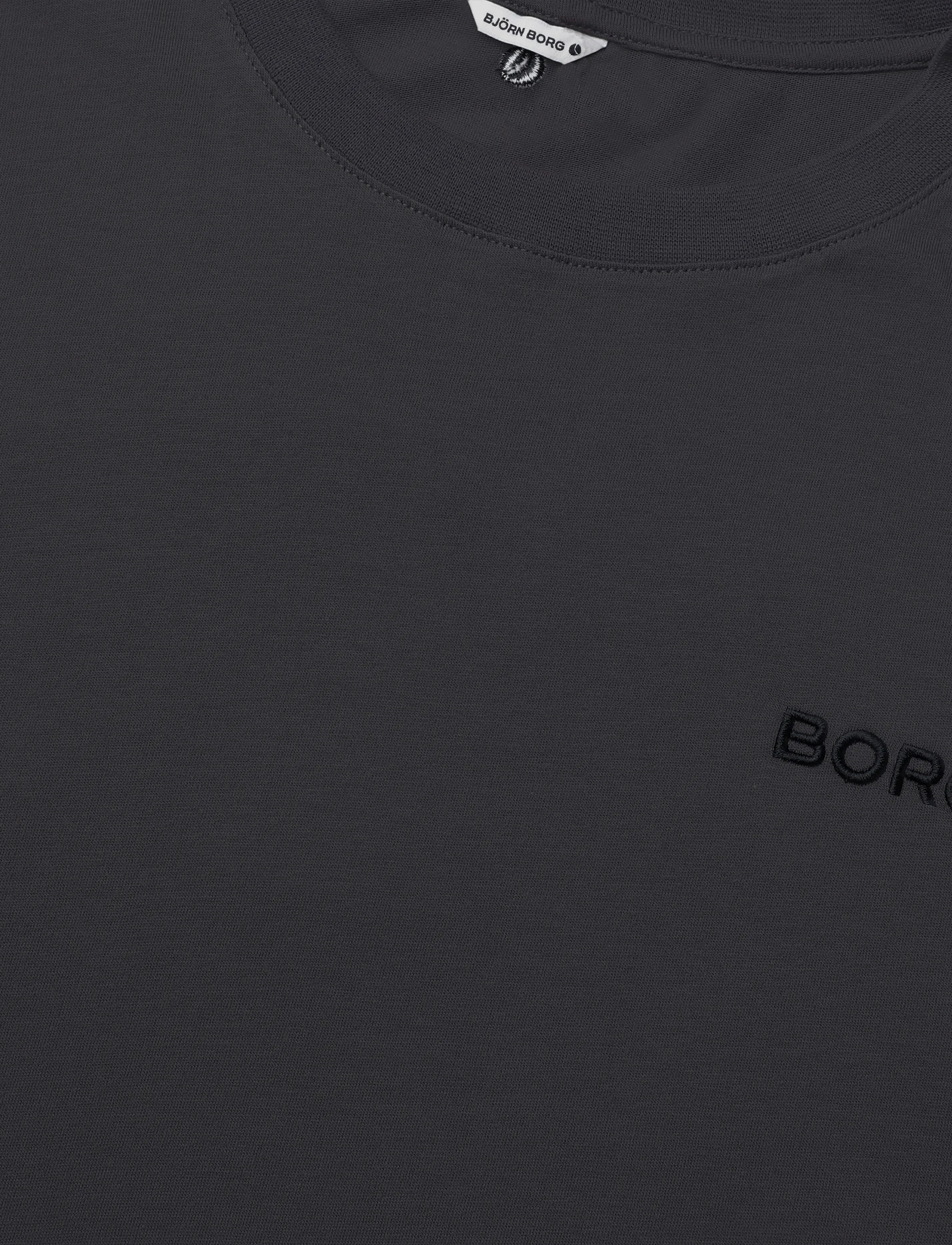 Björn Borg - BORG ESSENTIAL 4 T-SHIRT - oberteile & t-shirts - asphalt - 2