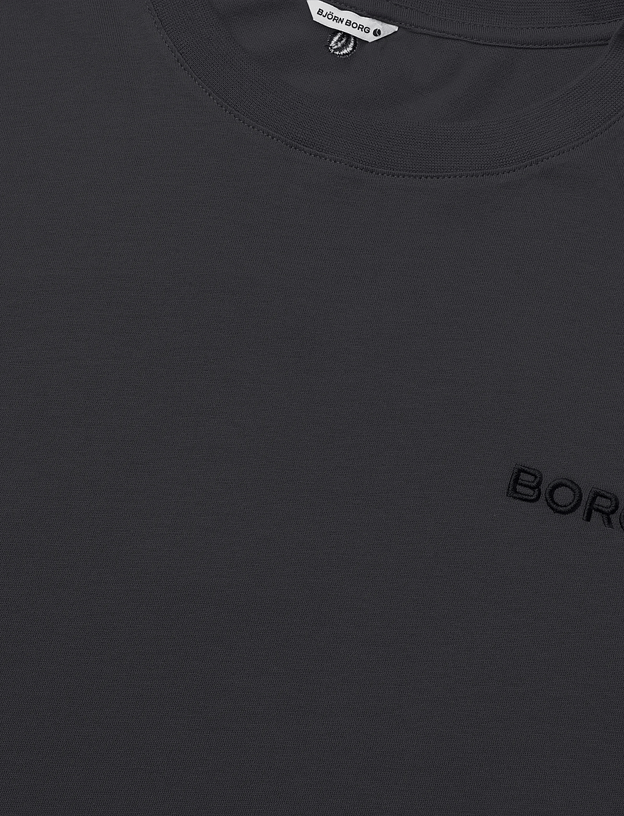 Björn Borg - BORG ESSENTIAL 4 T-SHIRT - oberteile & t-shirts - asphalt - 2