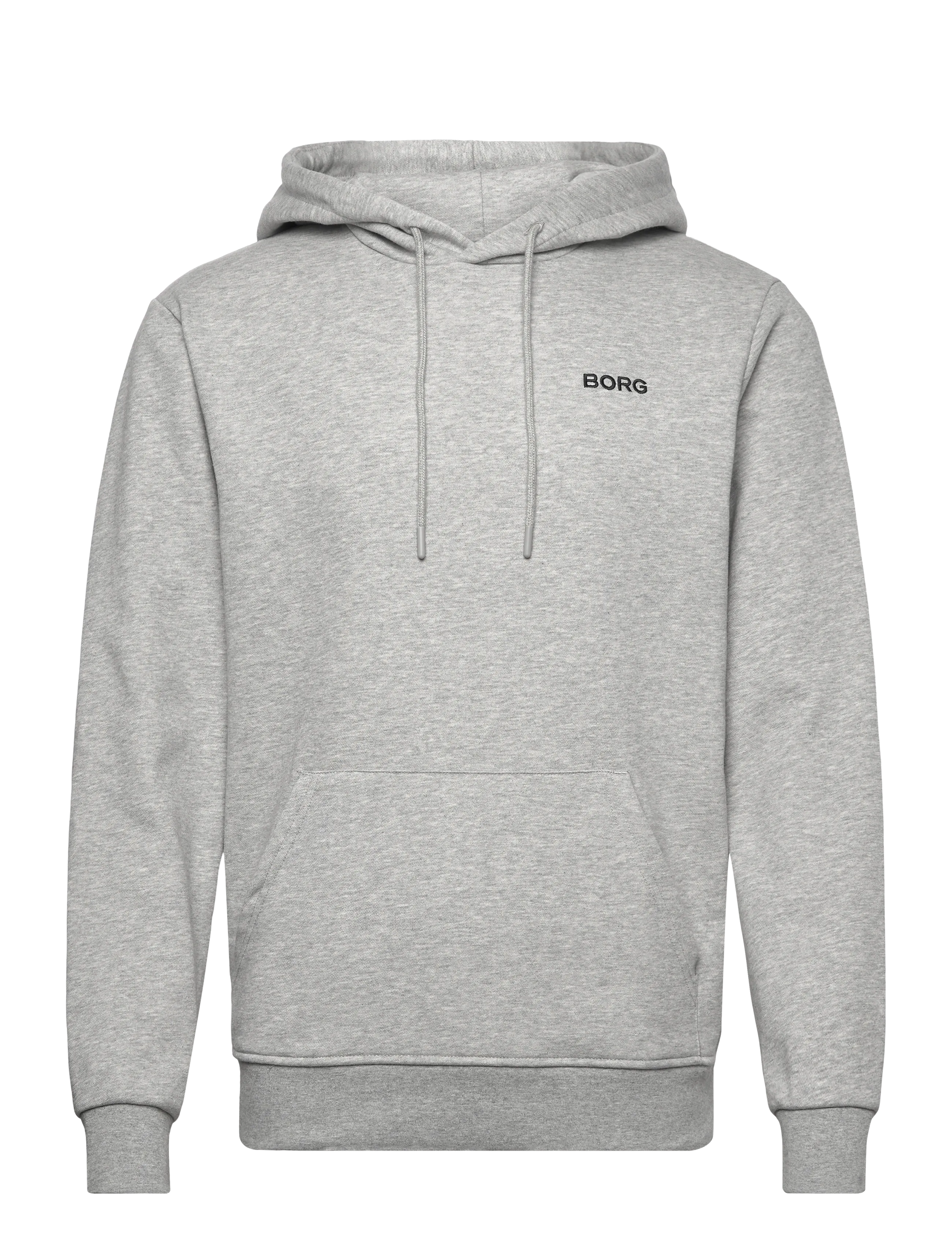 Björn Borg BORG ESSENTIAL 4 HOODIE - Kläder - LIGHT GREY MELANGE / grey