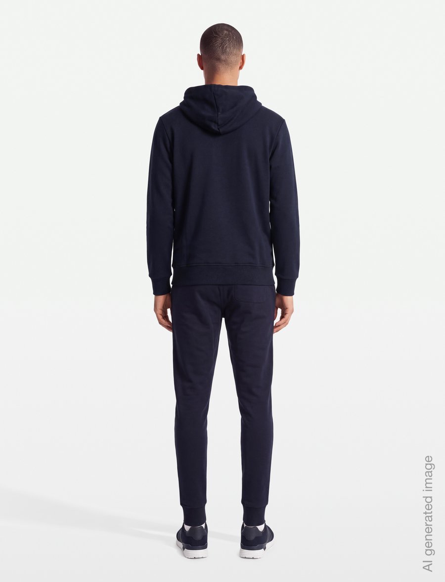 Björn Borg - BORG ESSENTIAL 4 HOODIE - huvtröjor - night sky - 4