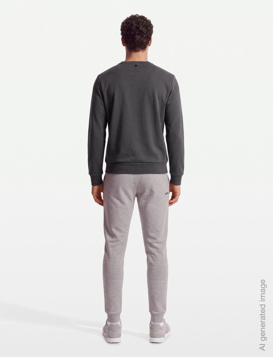 Björn Borg - BORG ESSENTIAL 4 SWEATSHIRT - Överdelar - asphalt - 4