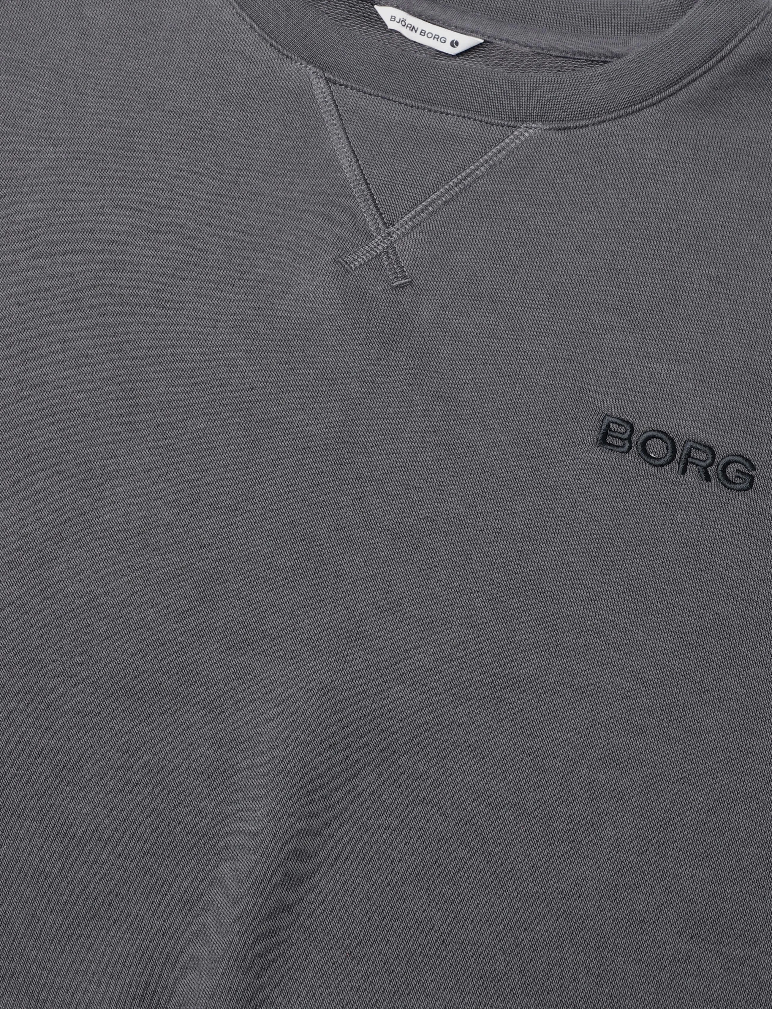 Björn Borg - BORG ESSENTIAL 4 SWEATSHIRT - tops - asphalt - 2