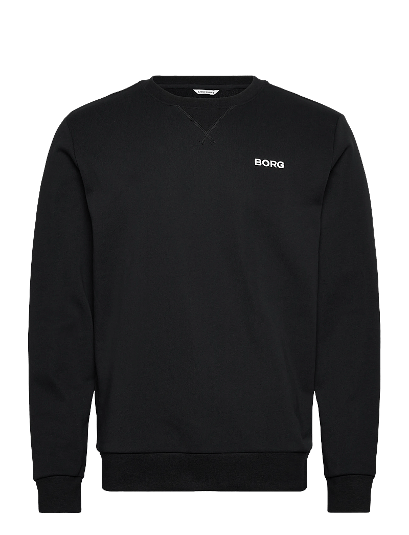 Björn Borg - BORG ESSENTIAL 4 SWEATSHIRT - alussärgid - black beauty - 0
