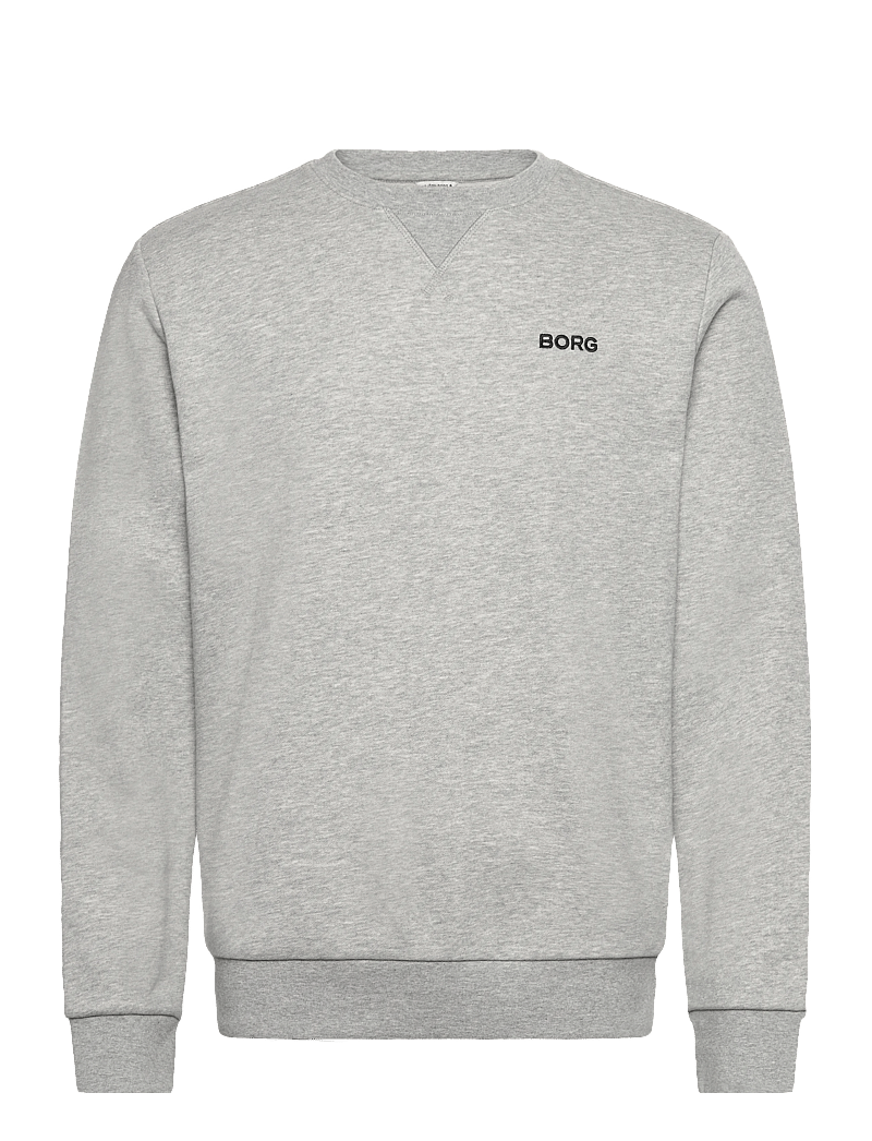 Björn Borg - BORG ESSENTIAL 4 SWEATSHIRT - oberteile - light grey melange - 0