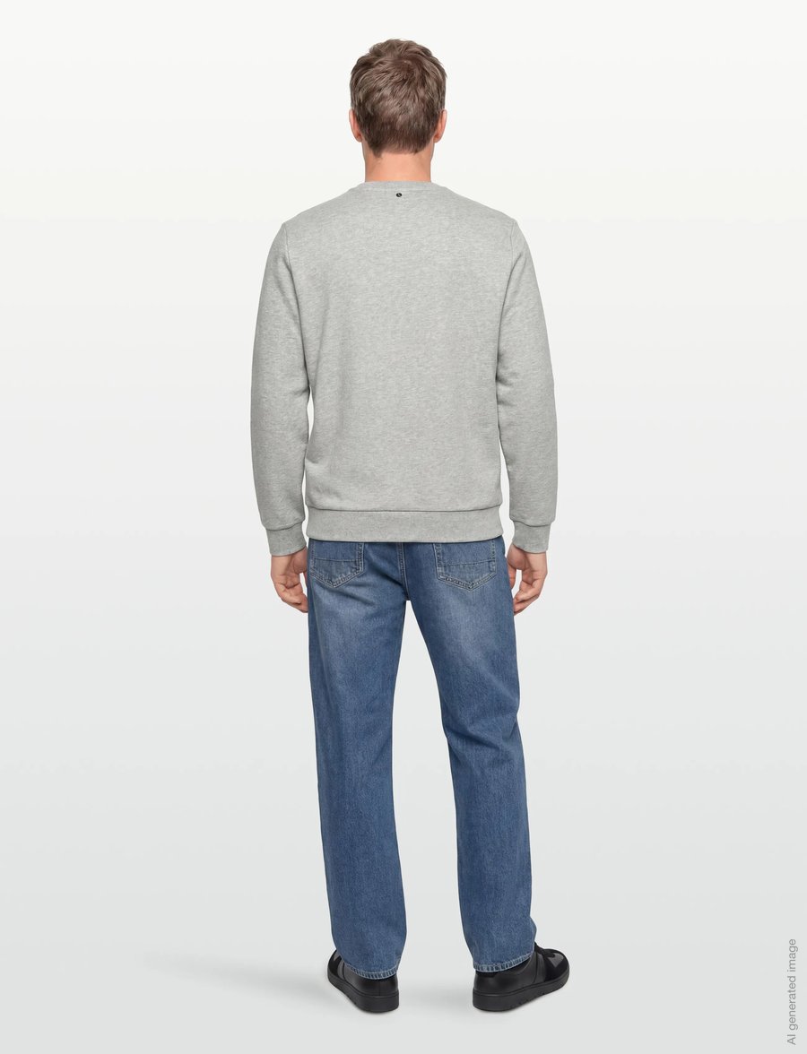 Björn Borg - BORG ESSENTIAL 4 SWEATSHIRT - oberteile - light grey melange - 4
