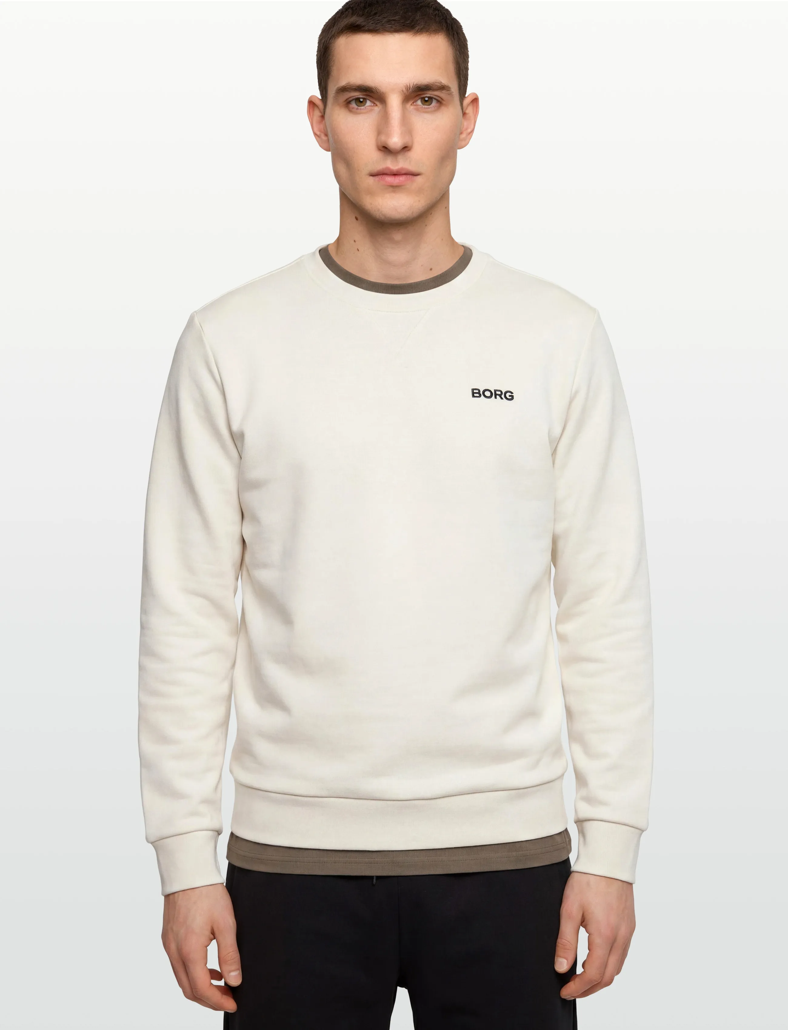 Björn Borg - BORG ESSENTIAL 4 SWEATSHIRT - overdele - tofu - 3