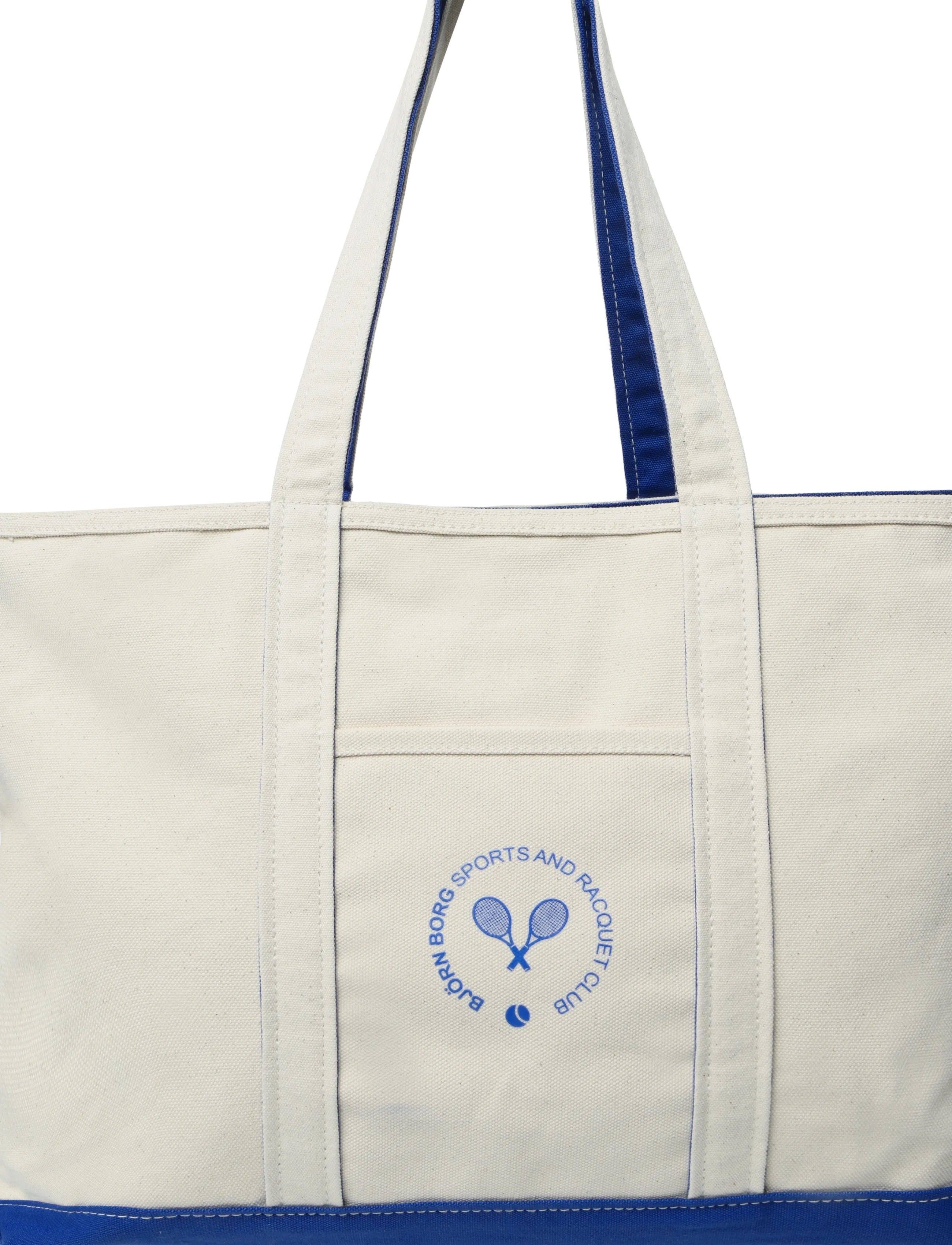 Björn Borg - ACE CANVAS TOTE - väskor för racketsporter - egret - 2