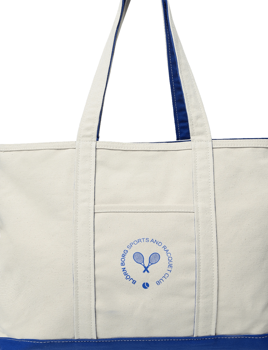 Björn Borg - ACE CANVAS TOTE - taschen für schlägersportarten - egret - 2