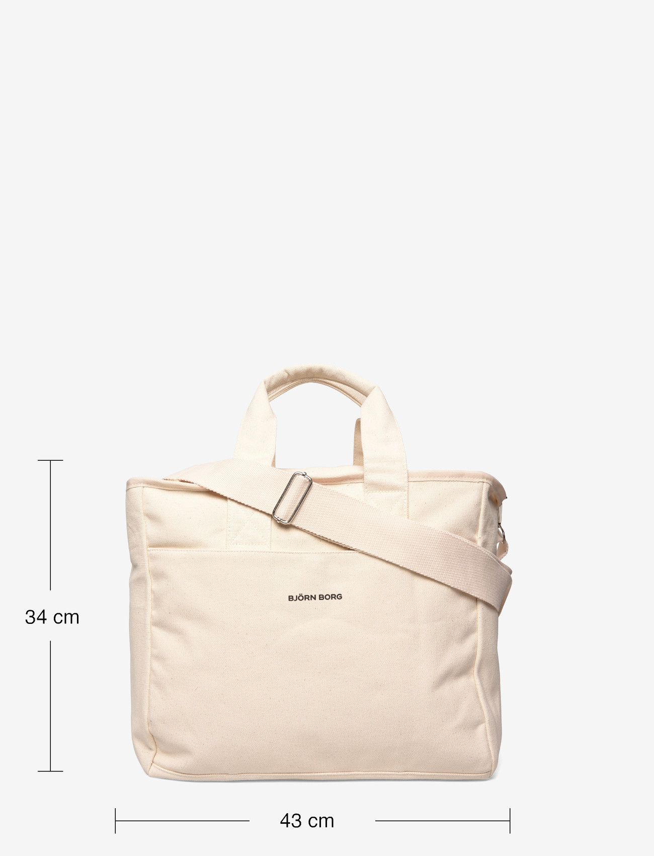 Björn Borg - STUDIO CANVAS TOTE L - tote bags - egret - 3