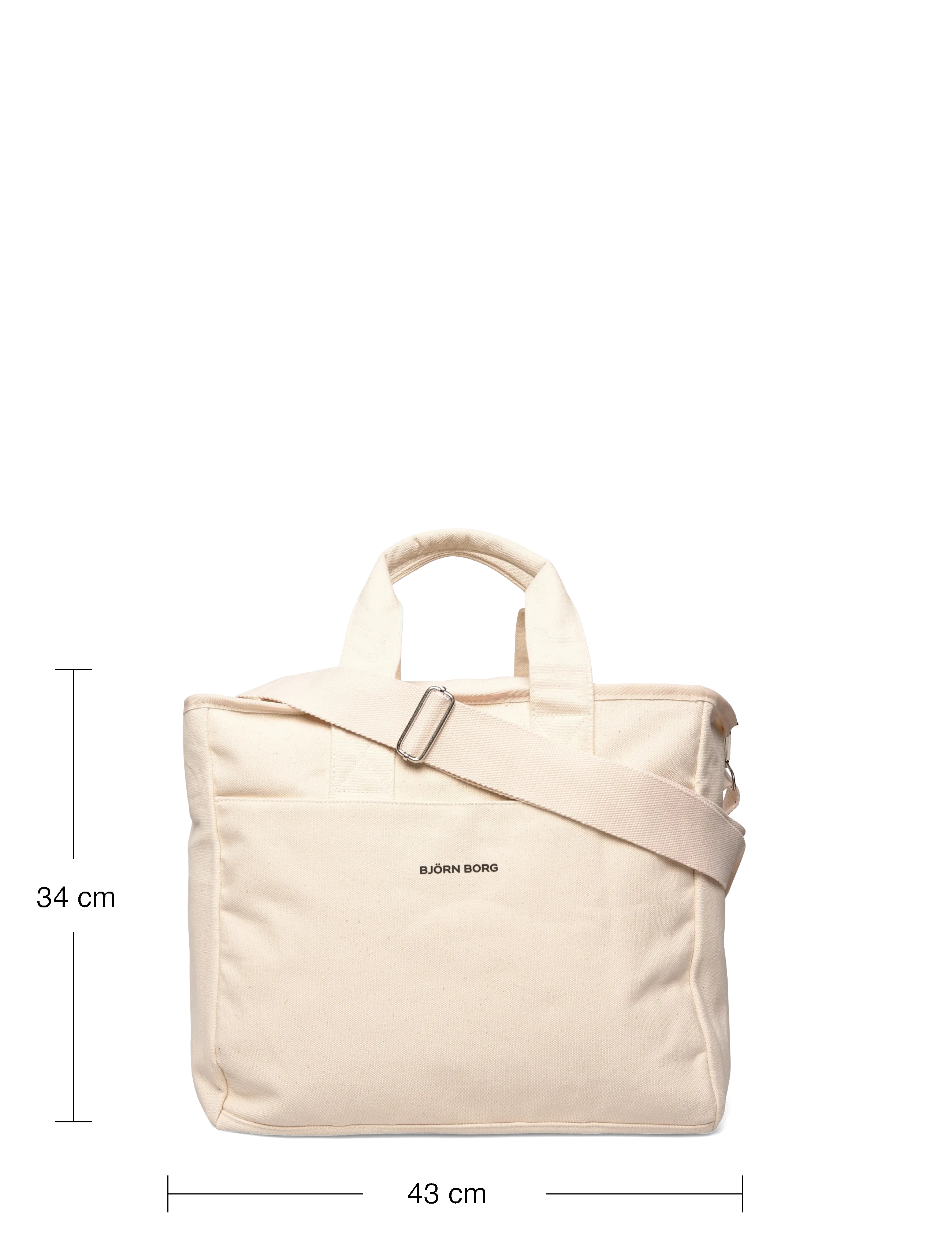 Björn Borg - STUDIO CANVAS TOTE L - pirkinių rankinės - egret - 3