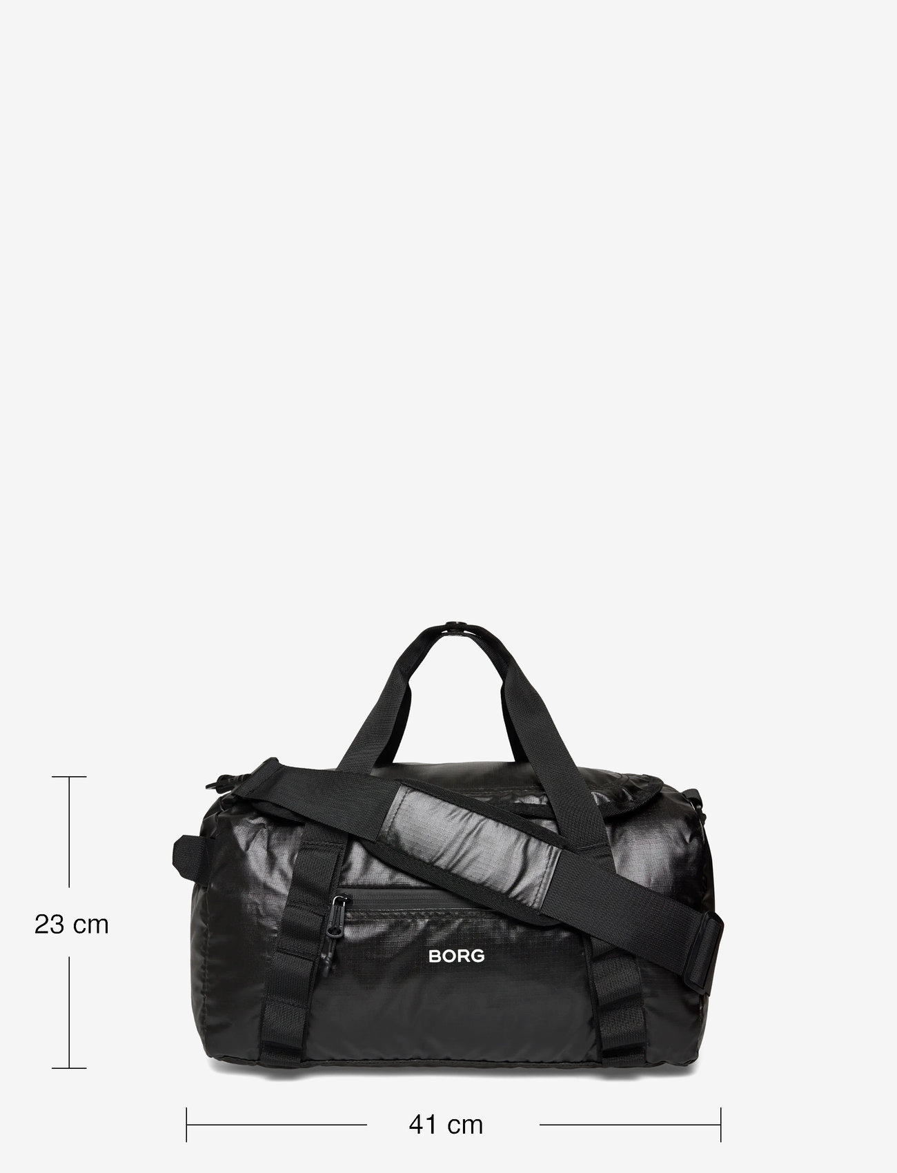 Björn Borg - BORG GLOSSY RIPSTOP SPORTS BAG - kvinder - black beauty - 3
