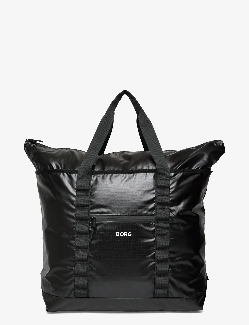 Björn Borg - BORG GLOSSY RIPSTOP TOTE - rejsetasker - black beauty - 0
