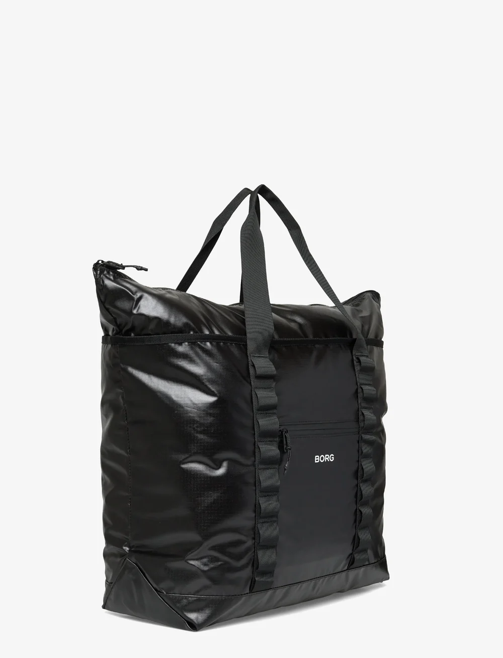 Björn Borg - BORG GLOSSY RIPSTOP TOTE - rejsetasker - black beauty - 2
