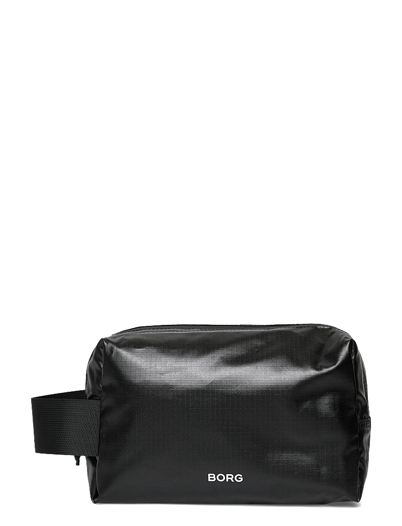 Björn Borg - BORG GLOSSY RIPSTOP WASH BAG - tasketilbehør - black beauty - 1