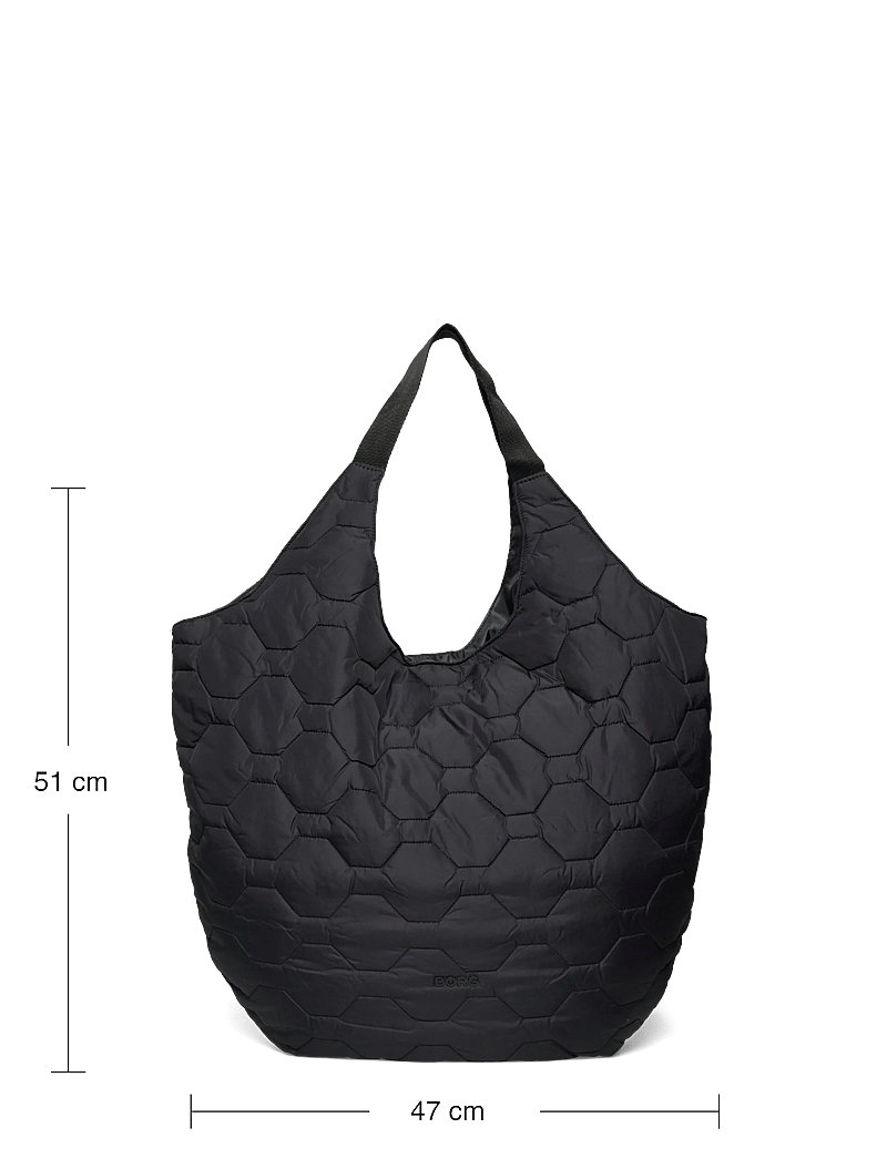 Björn Borg - BORG QUILTED TOTE - black beauty - 3