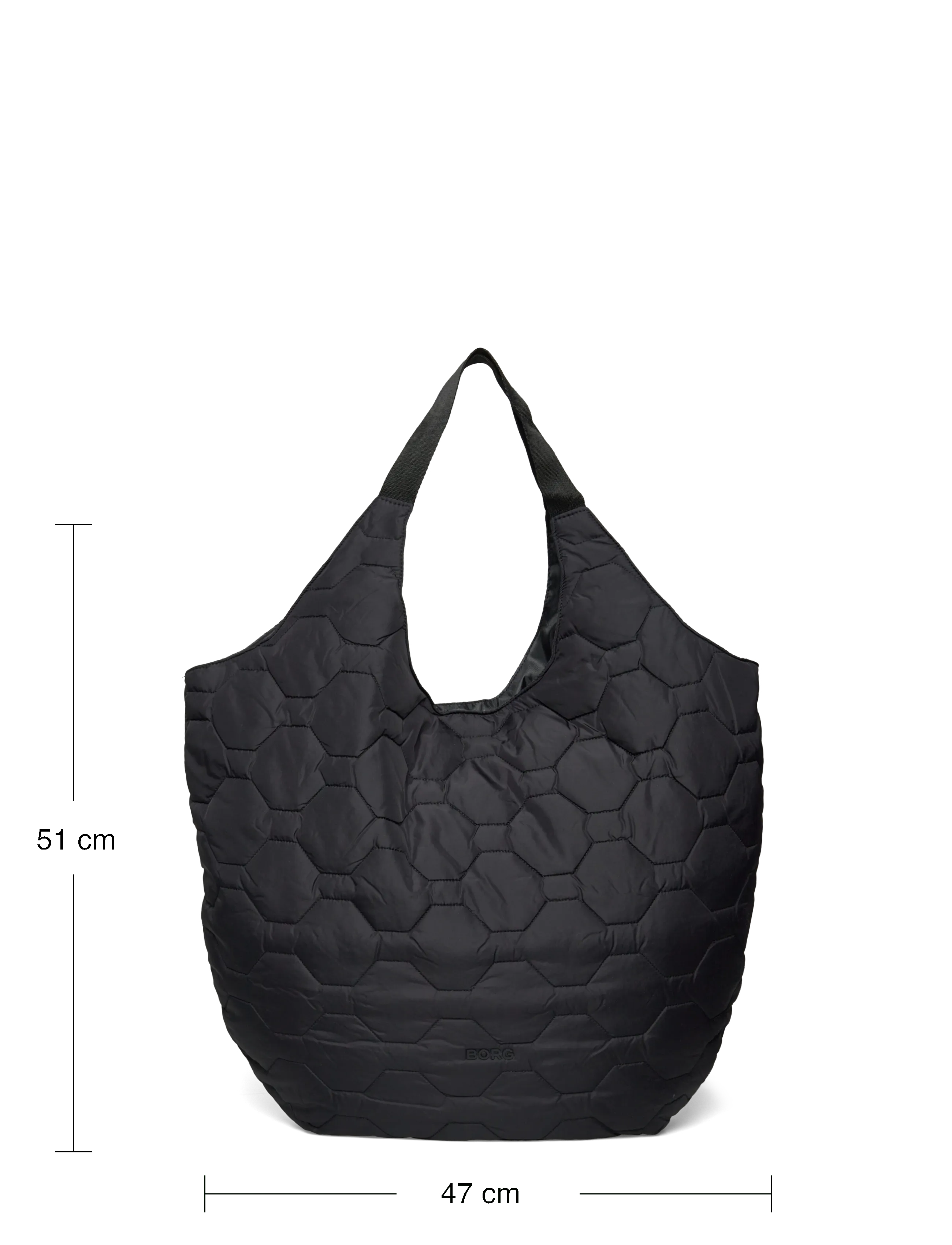 Björn Borg - BORG QUILTED TOTE - black beauty - 3