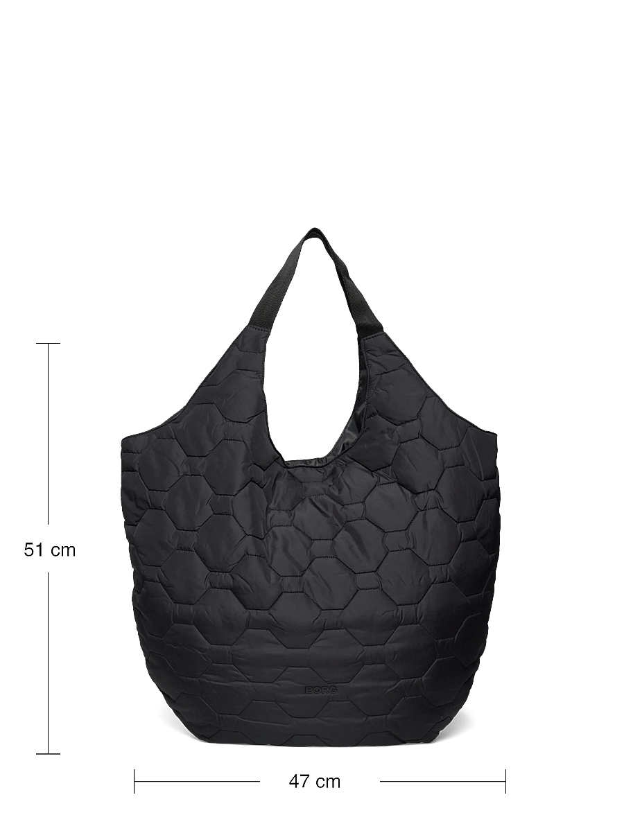 Björn Borg - BORG QUILTED TOTE - black beauty - 3
