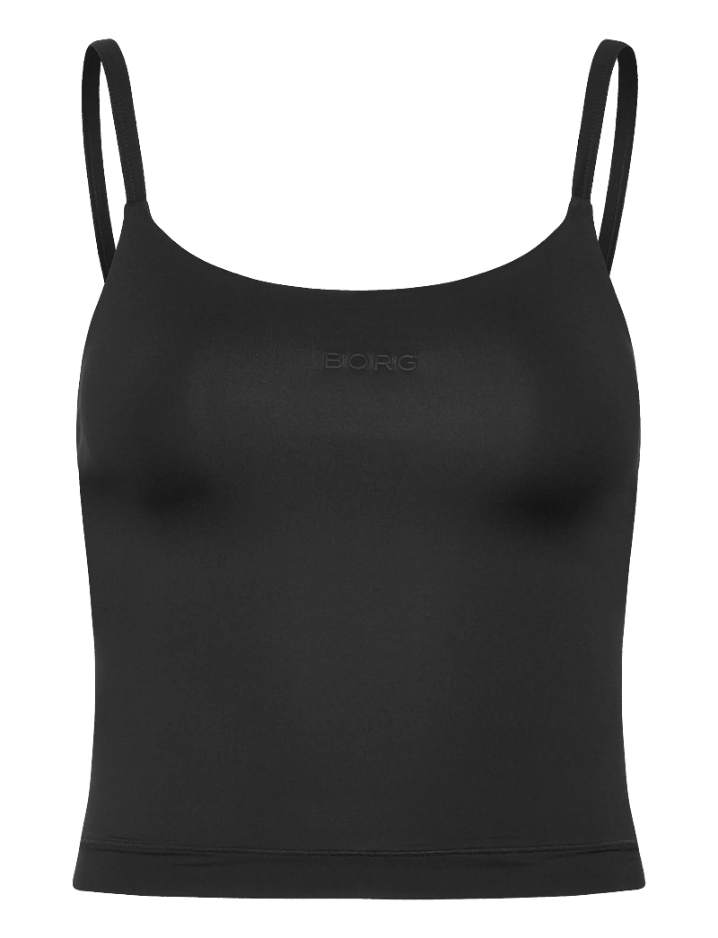 Björn Borg - STUDIO SOFT CROPPED TANK TOP - crop-tops - black beauty - 0