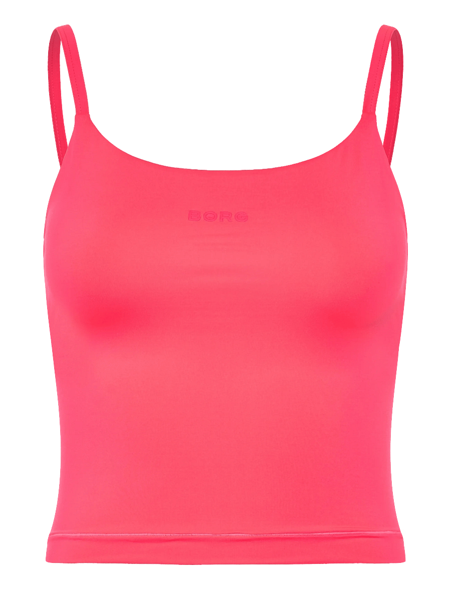 Björn Borg - STUDIO SOFT CROPPED TANK TOP - crop-tops - diva pink - 0