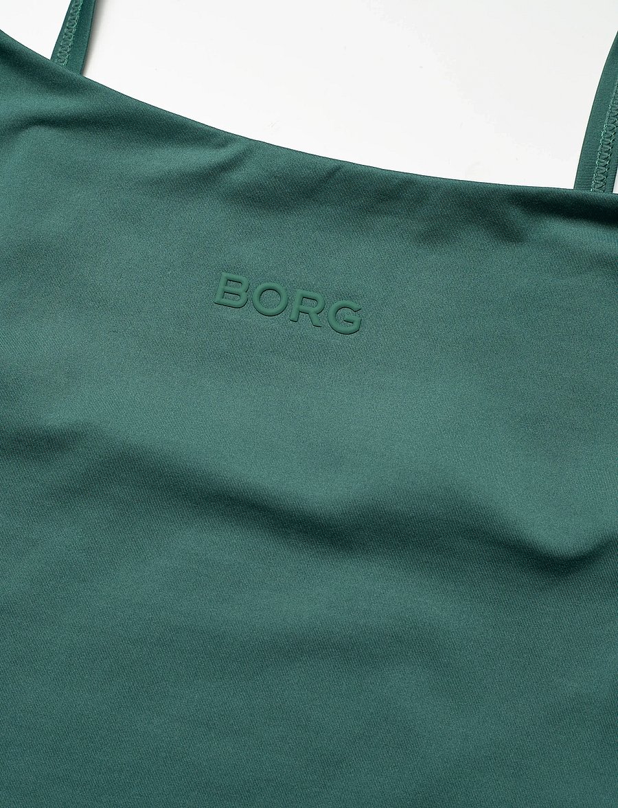 Björn Borg - STUDIO SOFT CROPPED TANK TOP - podkoszulki bez rękawów - mallard green - 2