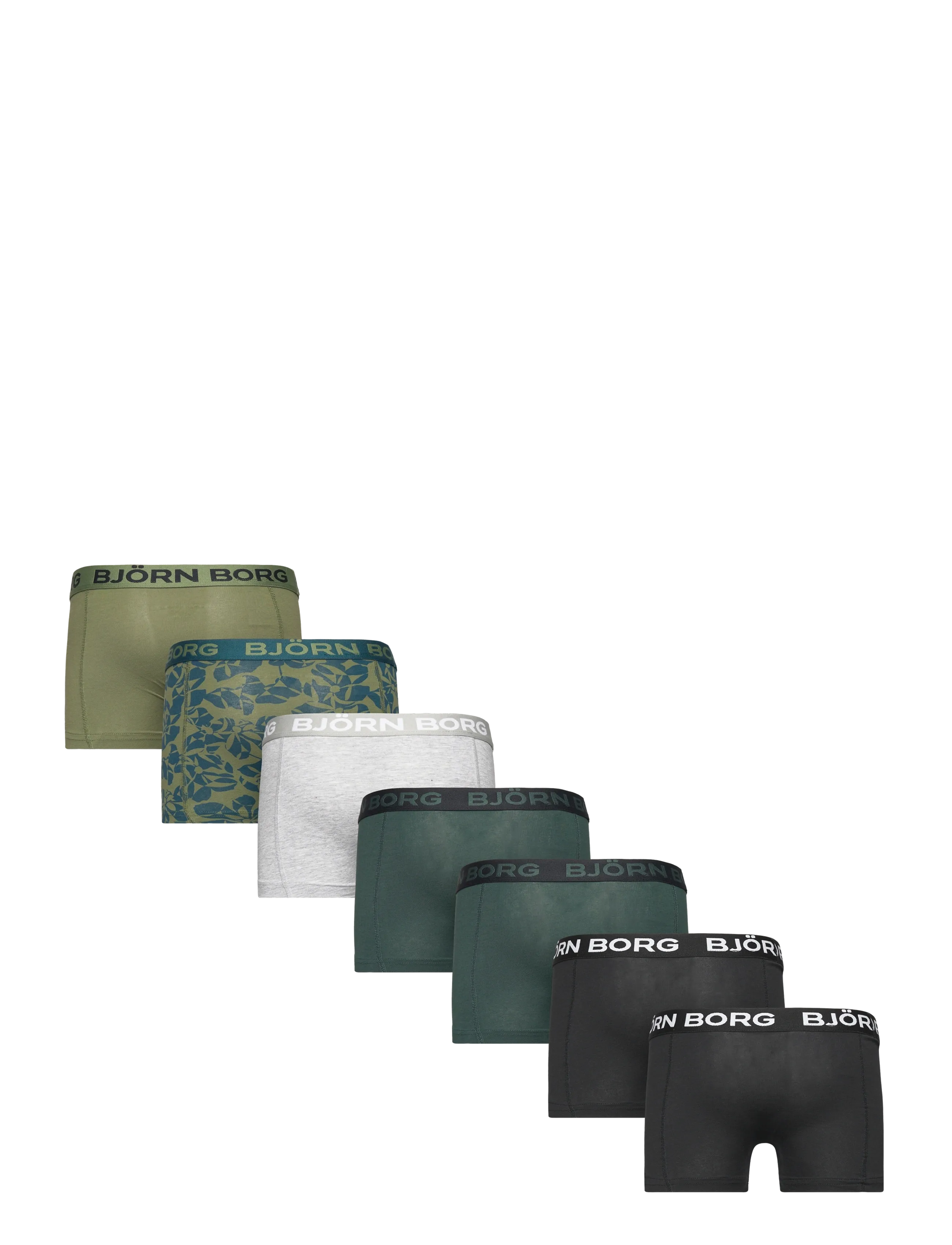 Björn Borg - COTTON STRETCH BOXER 7p - doły - multipack 2 - 1