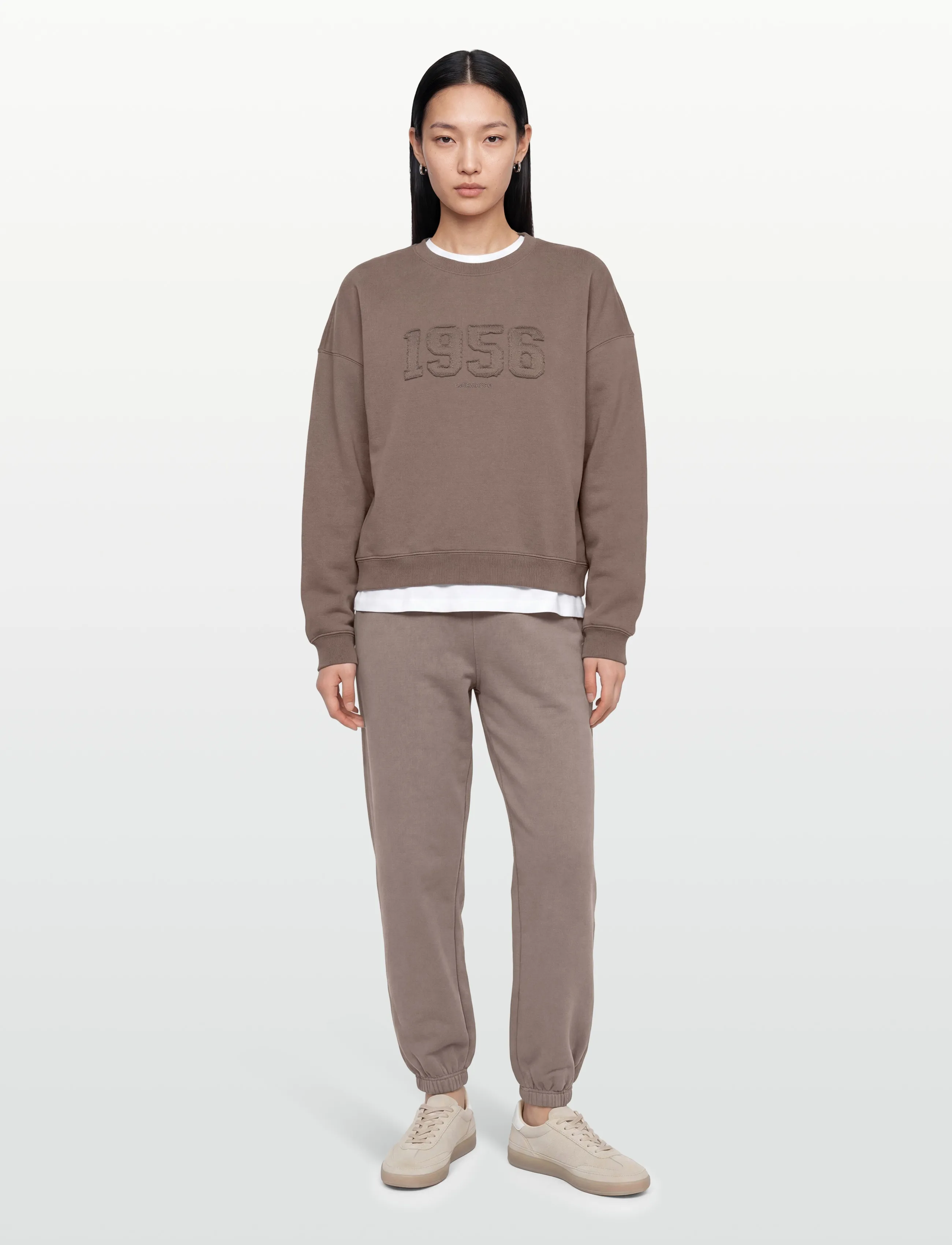 Björn Borg Studio Oversized Sweatshirt, XS, Brown, Sport Sweatshirts & Hoodies > Sport Sweatshirts, Dame