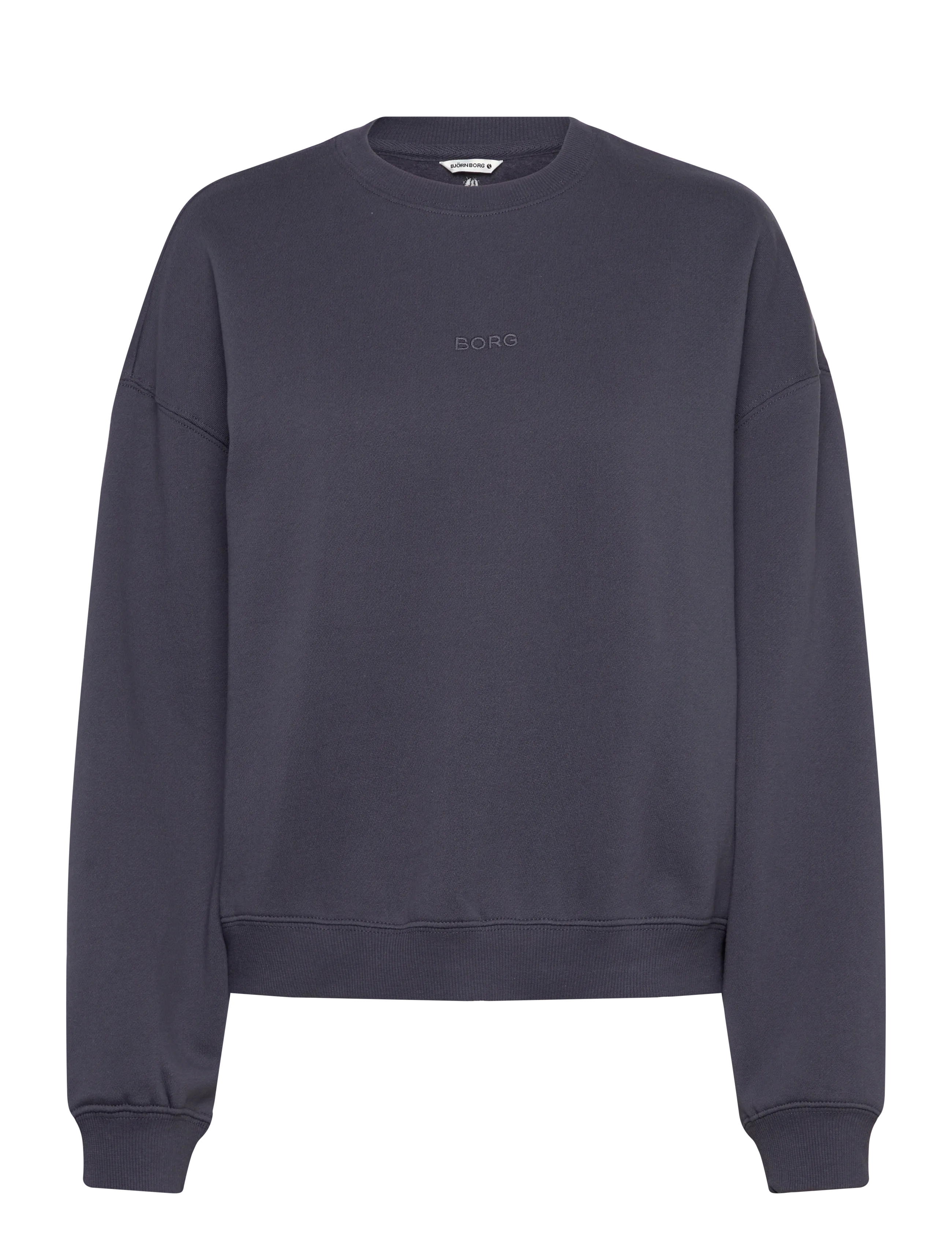 Björn Borg STUDIO OVERSIZED SWEATSHIRT - Kläder - ODYSSEY GRAY / navy
