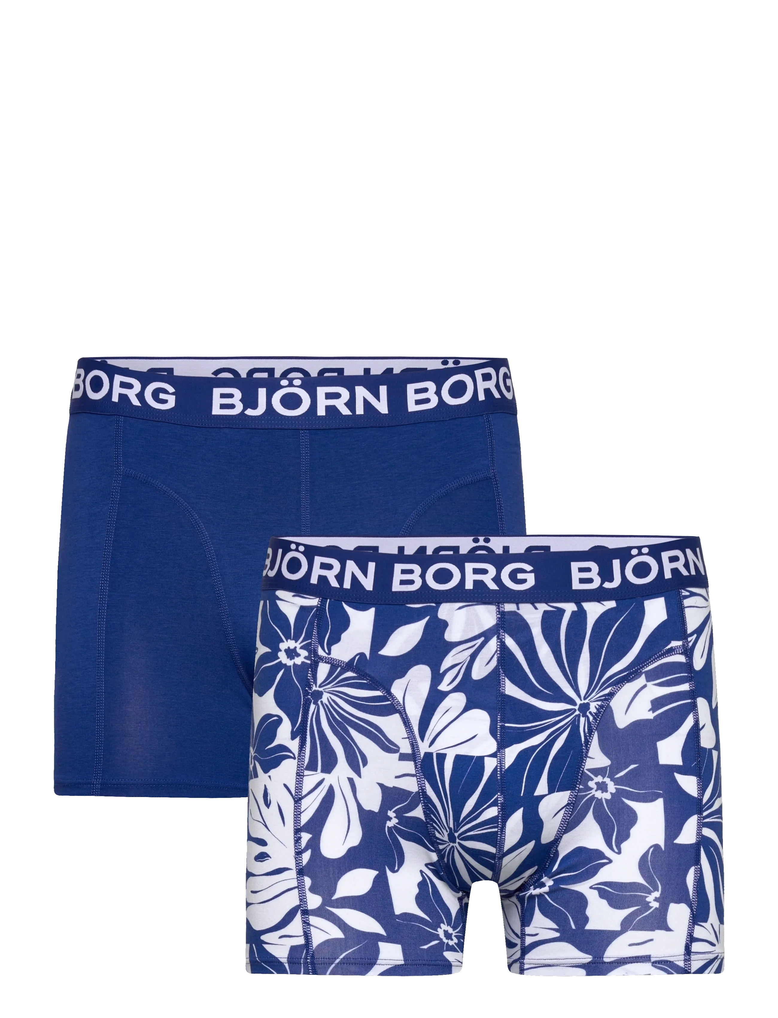 Björn Borg Bamboo Cotton Blend Boxer 2P, Mænd, Boxershorts, Blå, Str: S