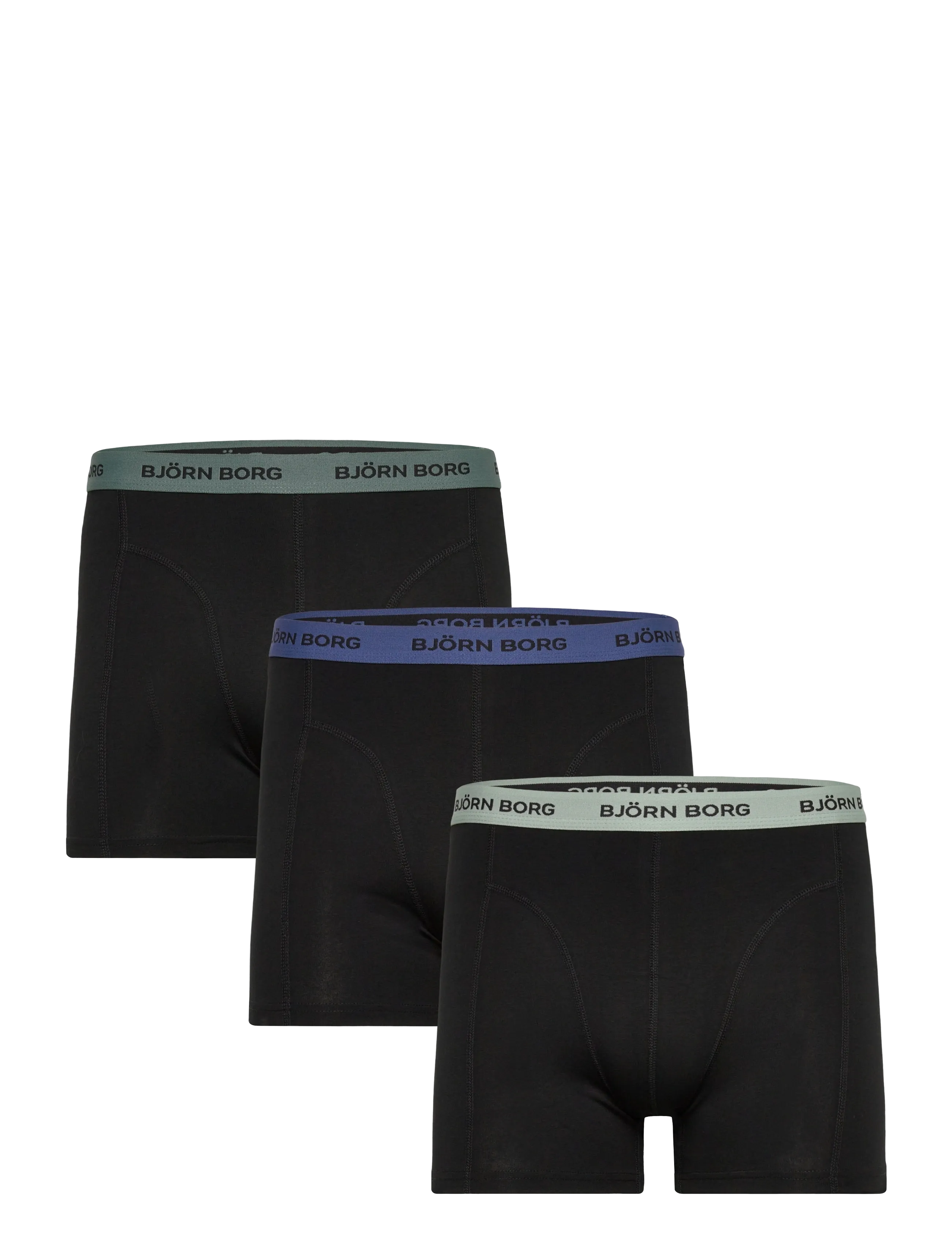 Björn Borg Cotton Stretch Boxer 3P, XXL, Underwear, Schwarz - Boxers, Männerswear