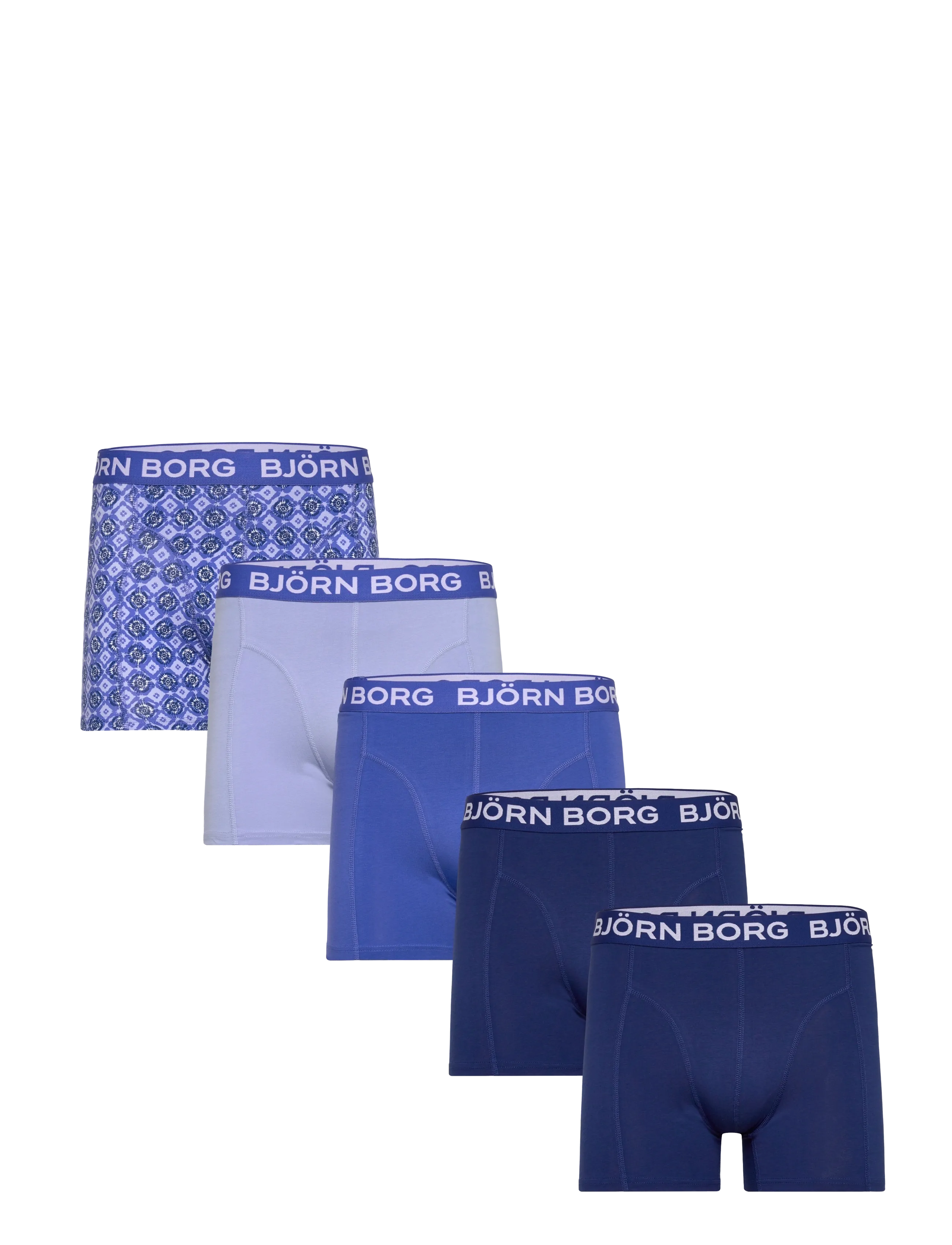 Björn Borg Cotton Stretch Boxer 5P, XXL, Navy, Undertøj > Boksere, Herre