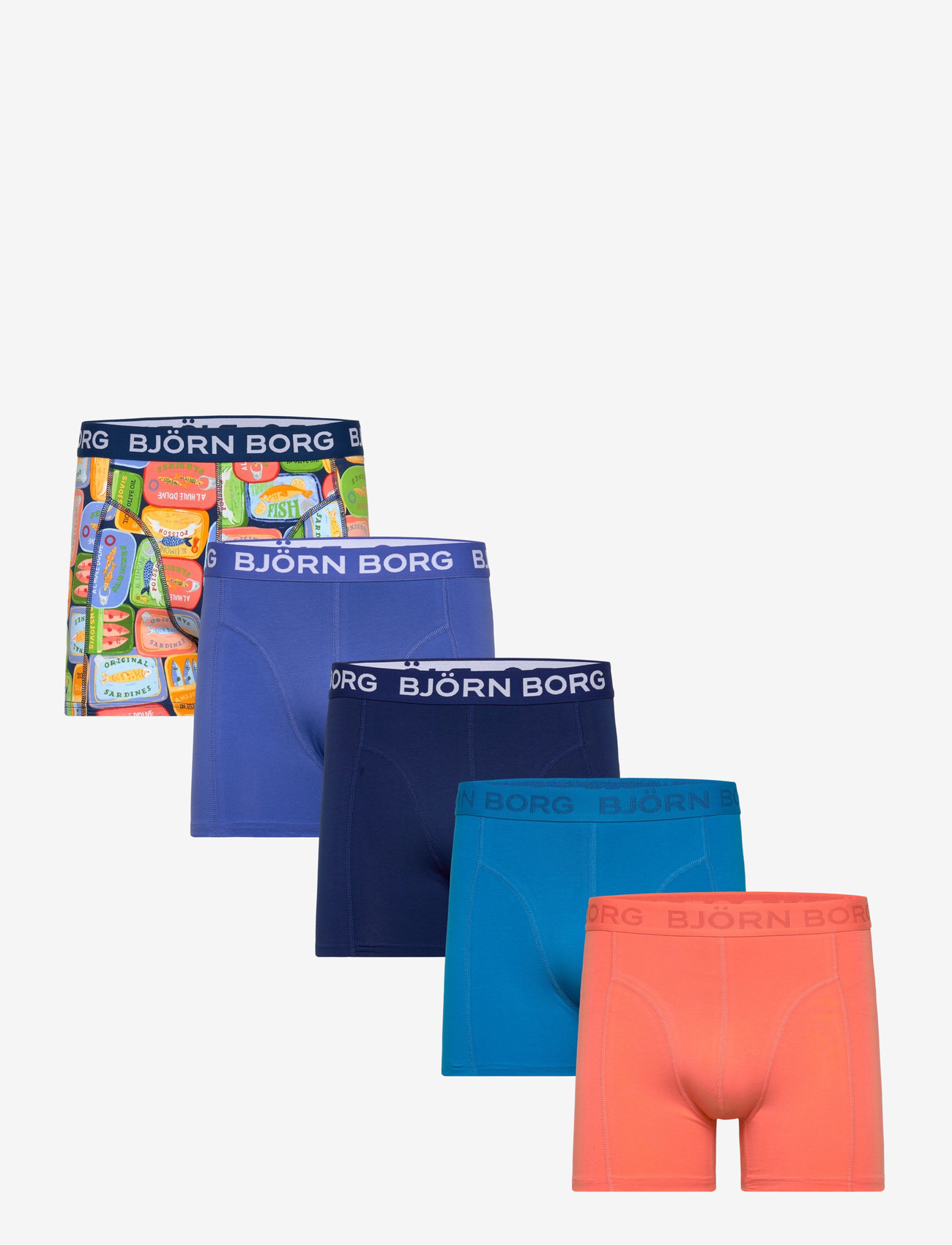 Björn Borg - COTTON STRETCH BOXER 5p - alushousut monipakkauksessa - multipack 3 - 0