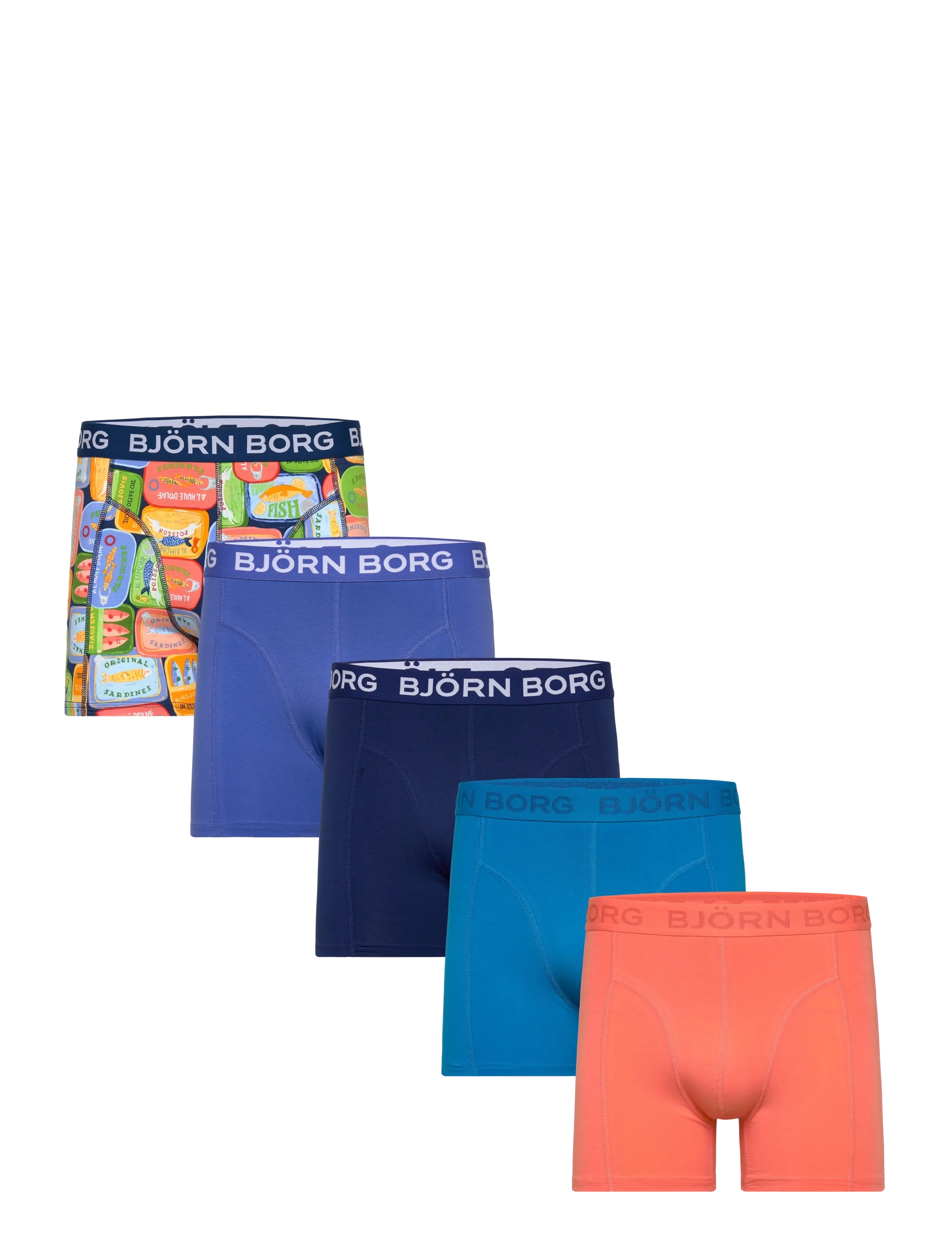 Björn Borg COTTON STRETCH BOXER 5p - Unterwäsche - MULTIPACK 3 / multi