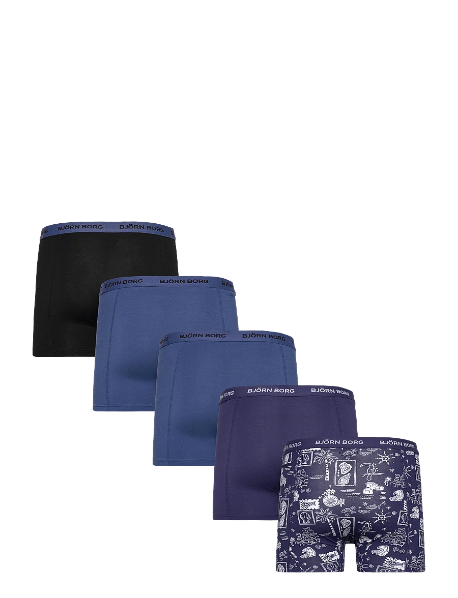 Björn Borg - COTTON STRETCH BOXER 5p - multipakk aluspüksid - multipack 3 - 1