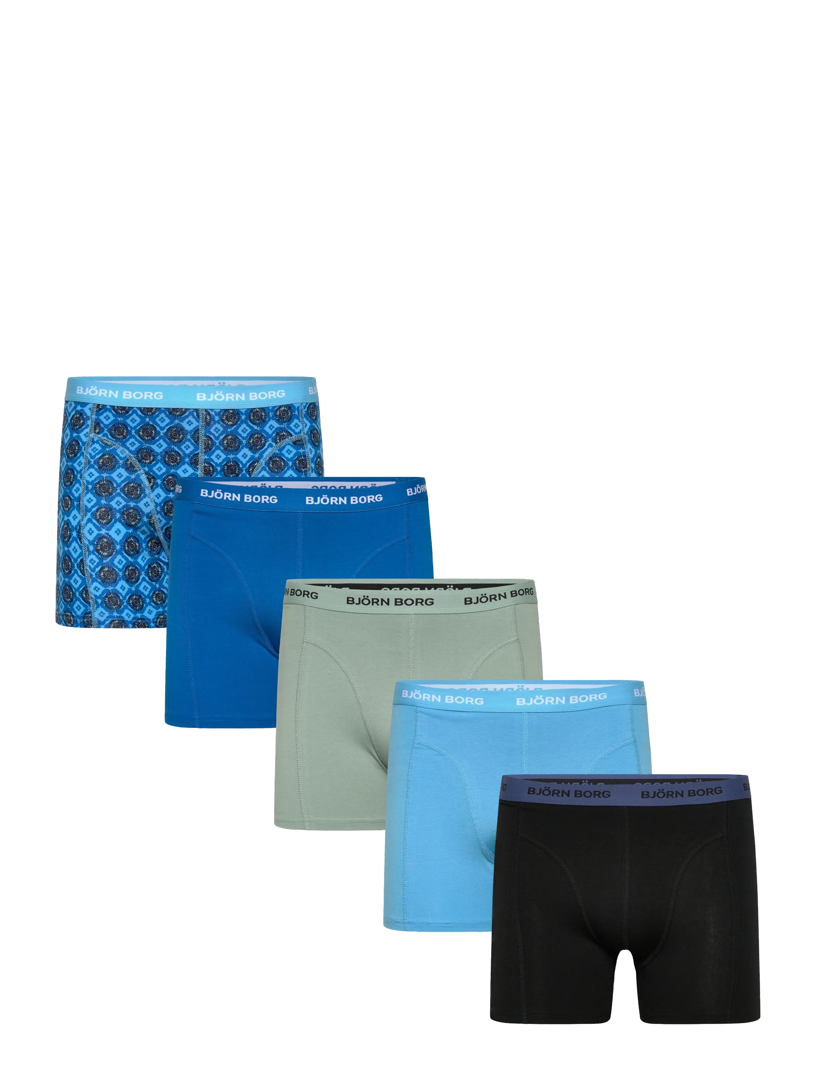 Björn Borg COTTON STRETCH BOXER 5p - Underbukser - MULTIPACK 4 / multi