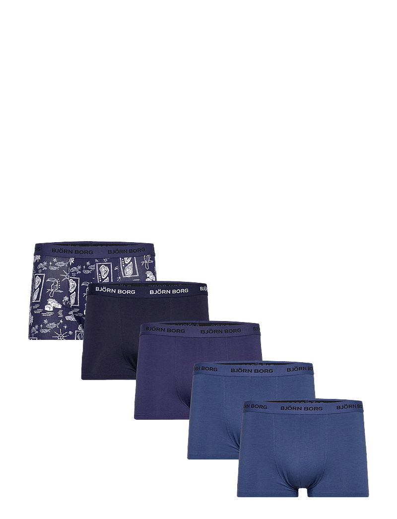 Björn Borg - COTTON STRETCH TRUNK 5p - multipack underbukser - multipack 1 - 0