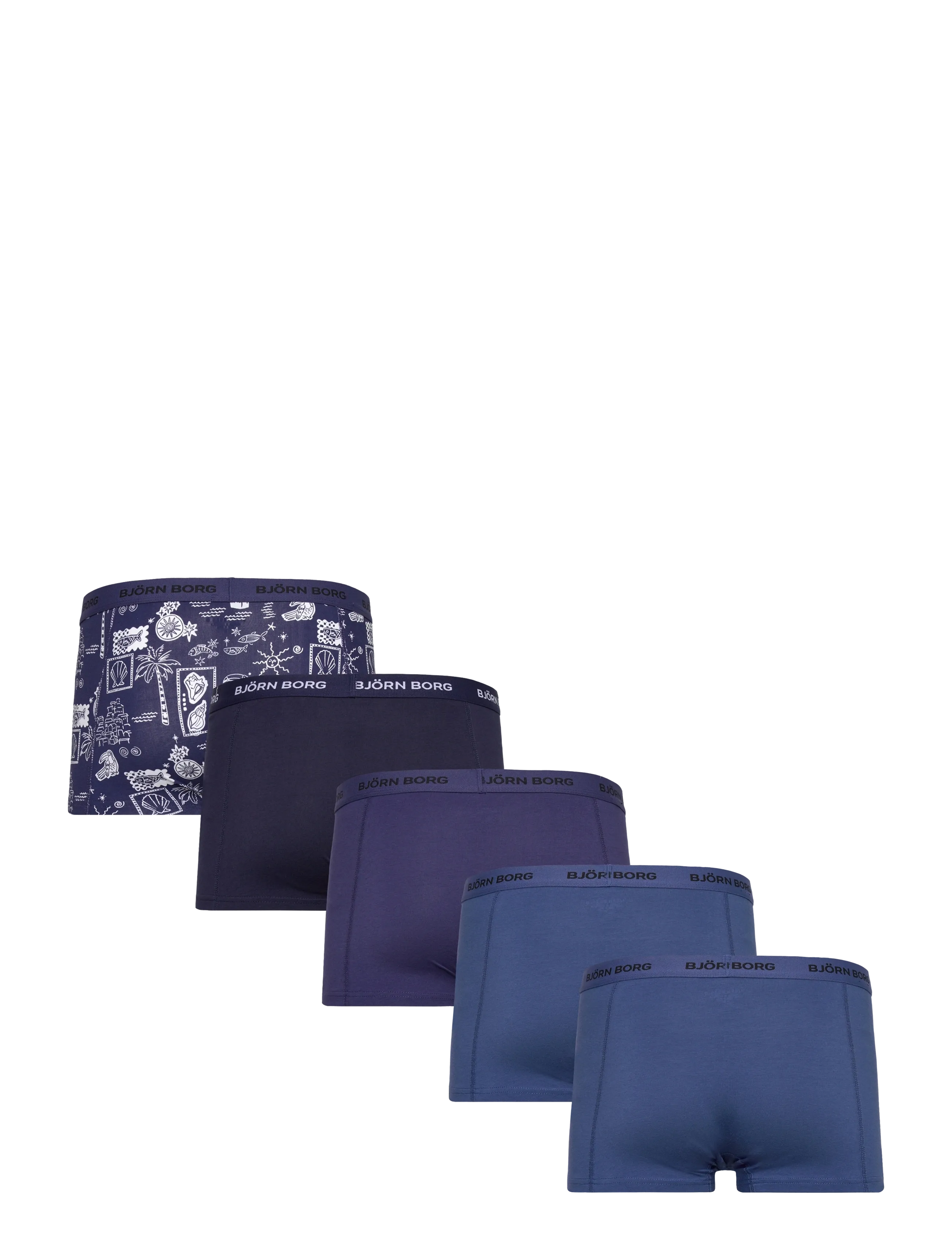 Björn Borg - COTTON STRETCH TRUNK 5p - unterhosen im multipack - multipack 1 - 1